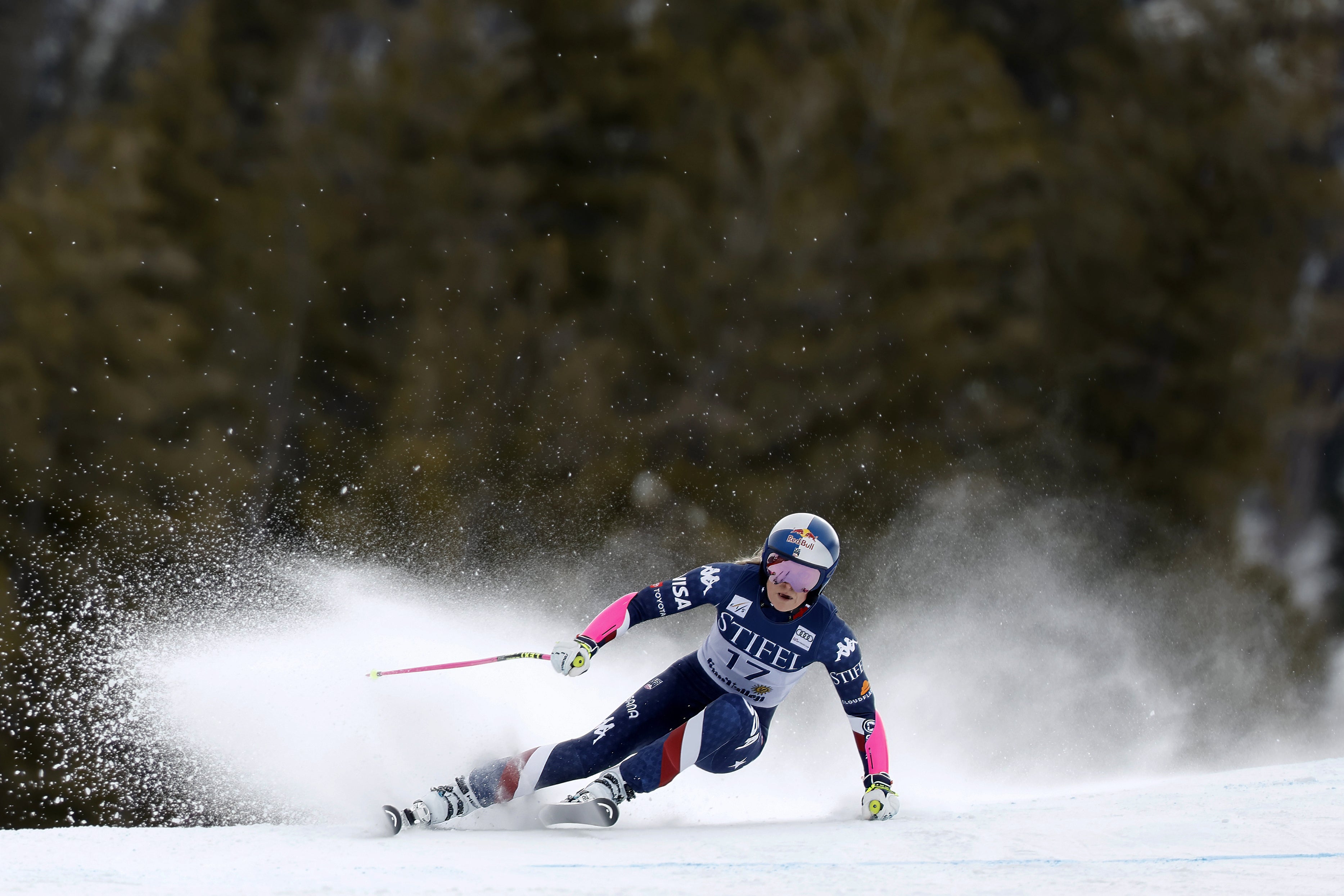Lindsey Vonn looked in vintage form in Idaho