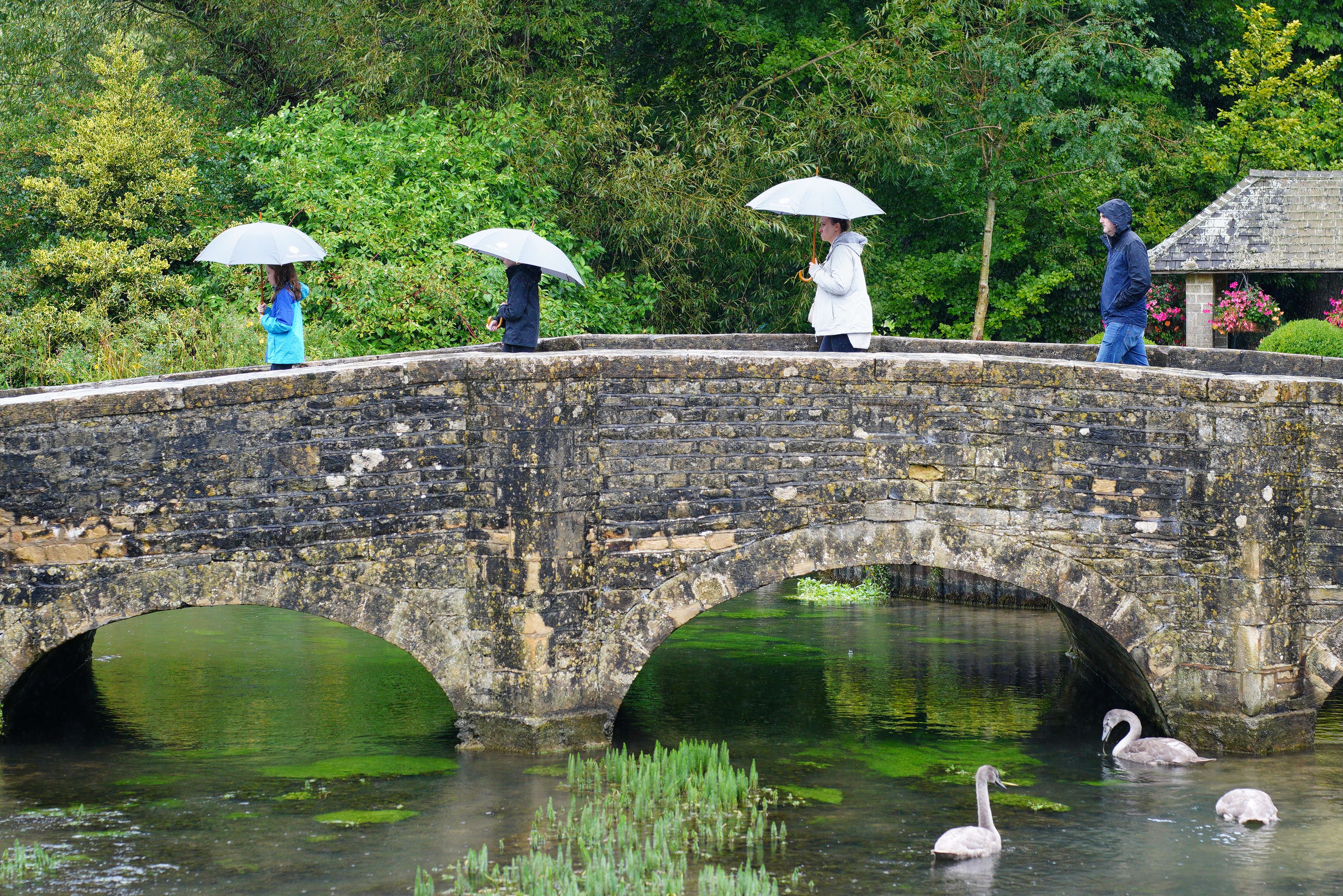 A yellow weather warning remains in place until Wednesday