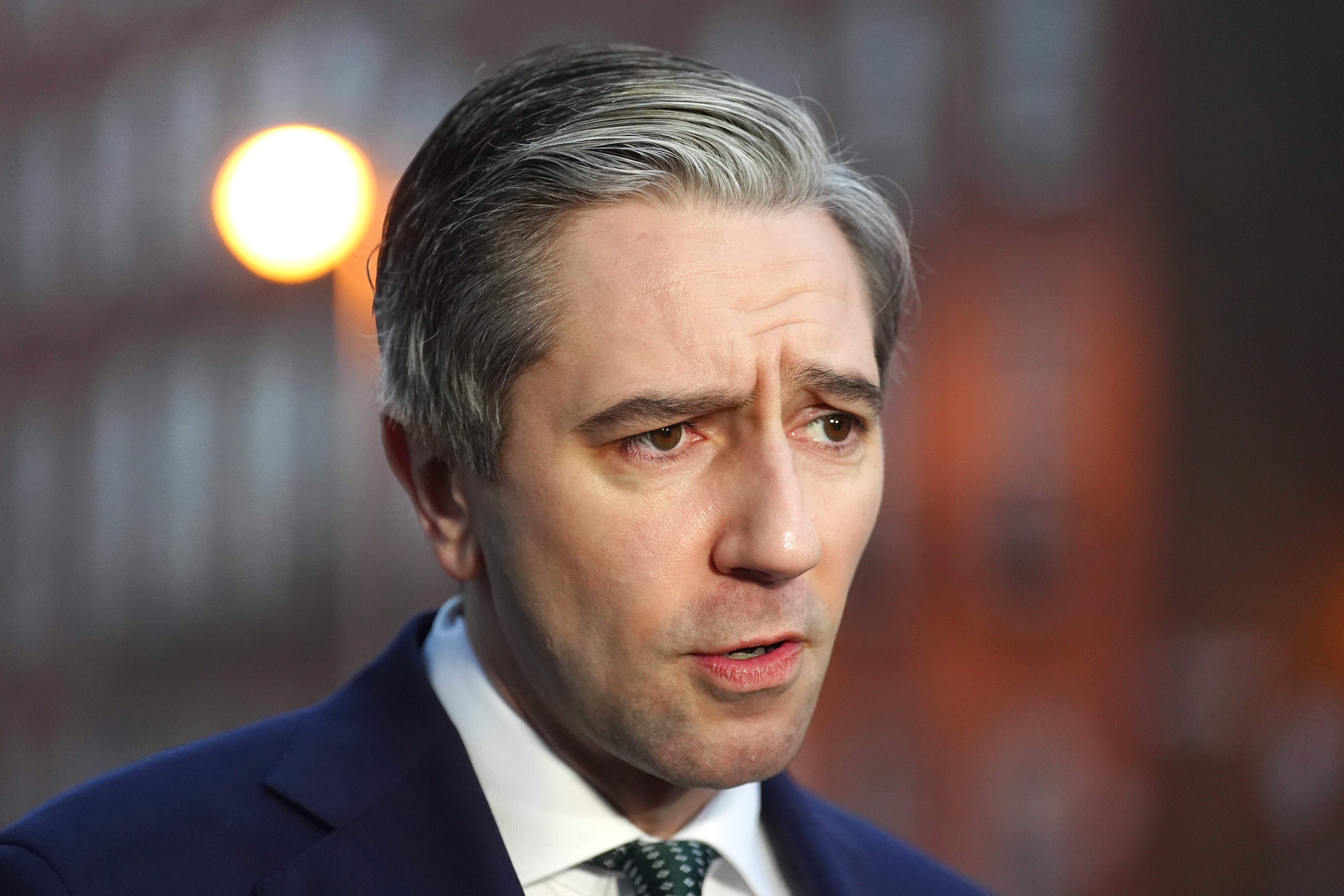 Simon Harris is set to travel to Lebanon to visit Irish peacekeepers deployed in the region. (PA)