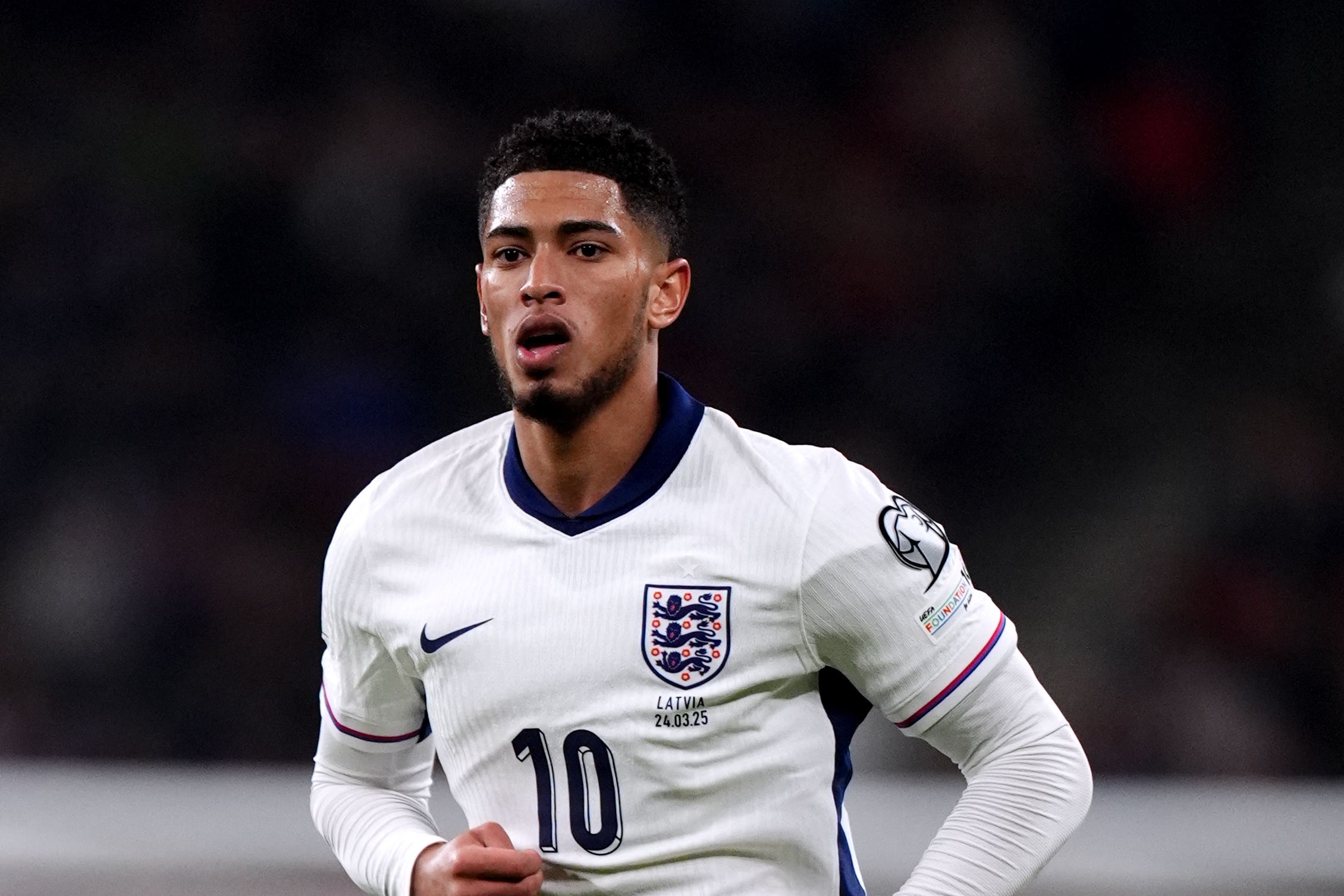 Tuchel said England were ‘a bit lucky’ that Bellingham was not sent off