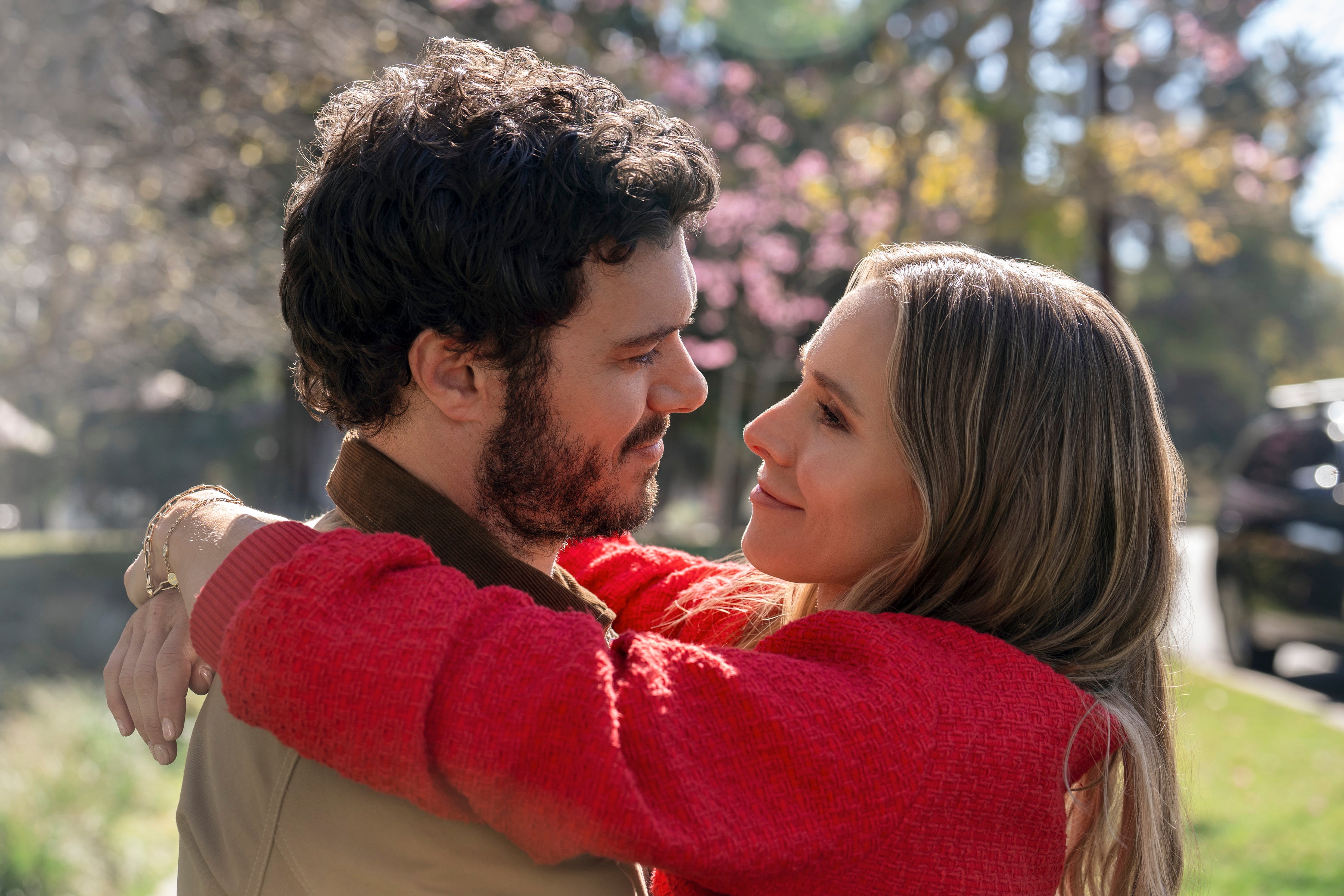 <p>Adam Brody and Kristen Bell play a lovestruck odd couple in ‘Nobody Wants This’</p>
