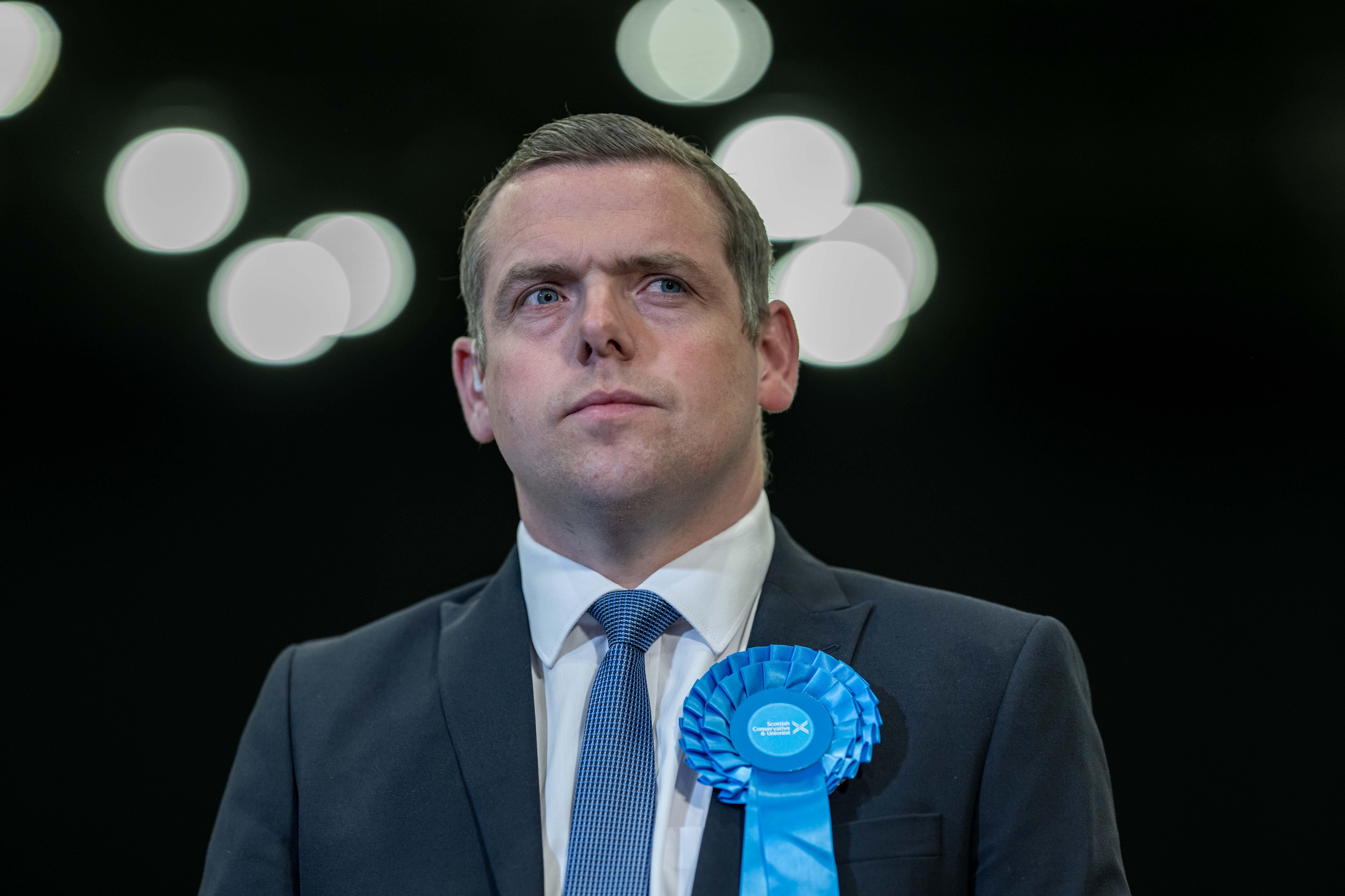 Douglas Ross will stand down from Holyrood at next year’s election (Michal Wachucik/PA)