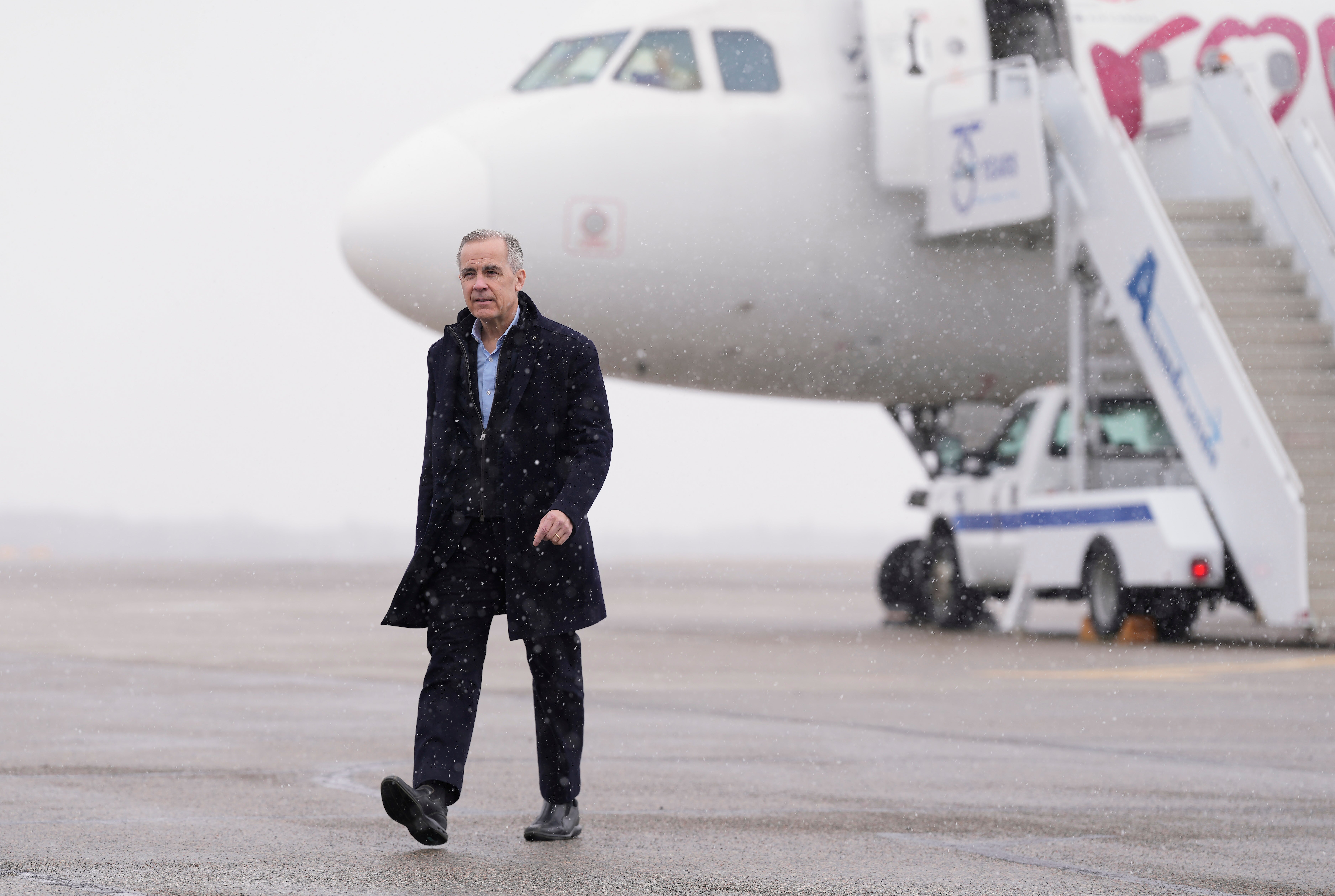 Mark Carney arrives in Gander