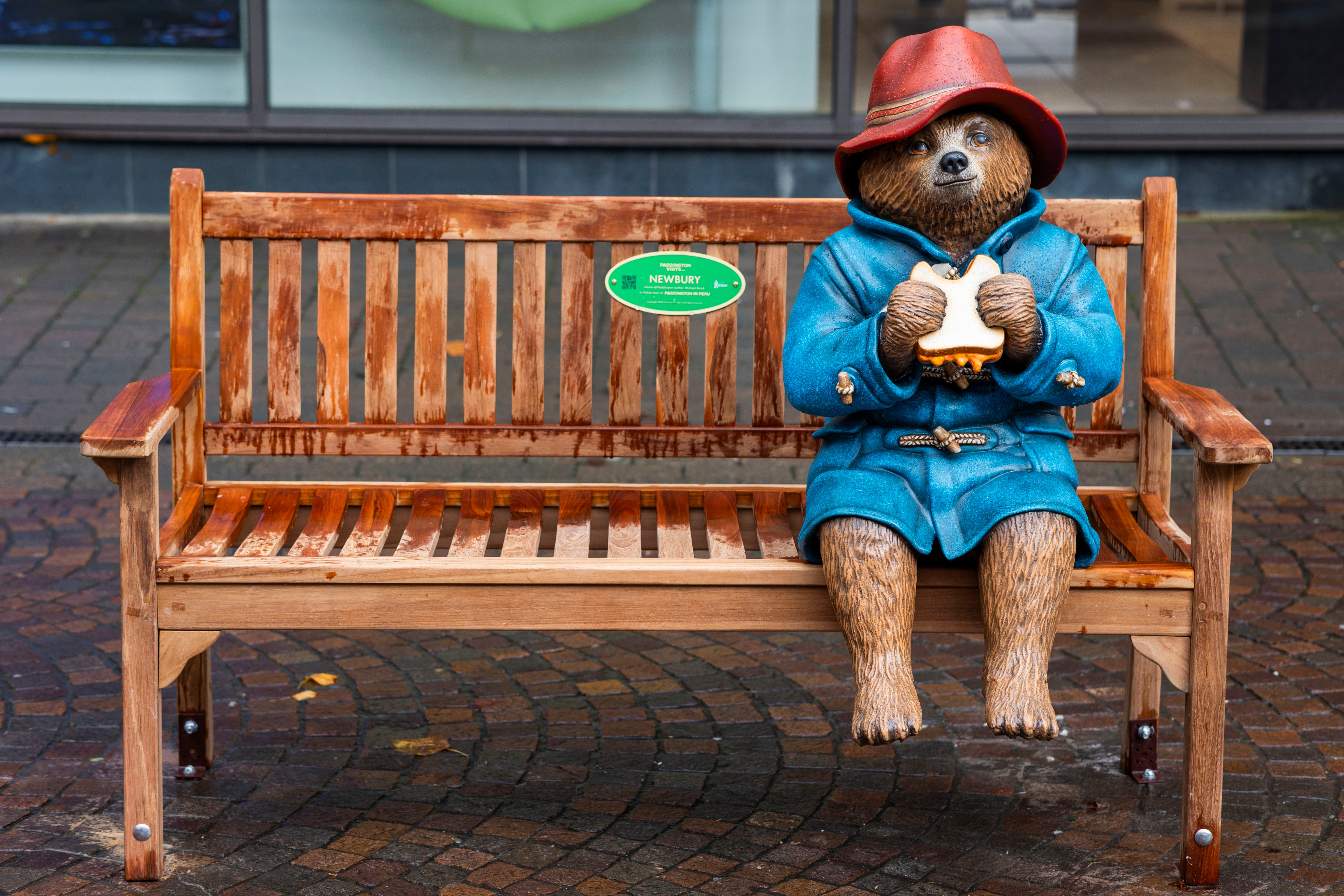 The Paddington statue before its theft