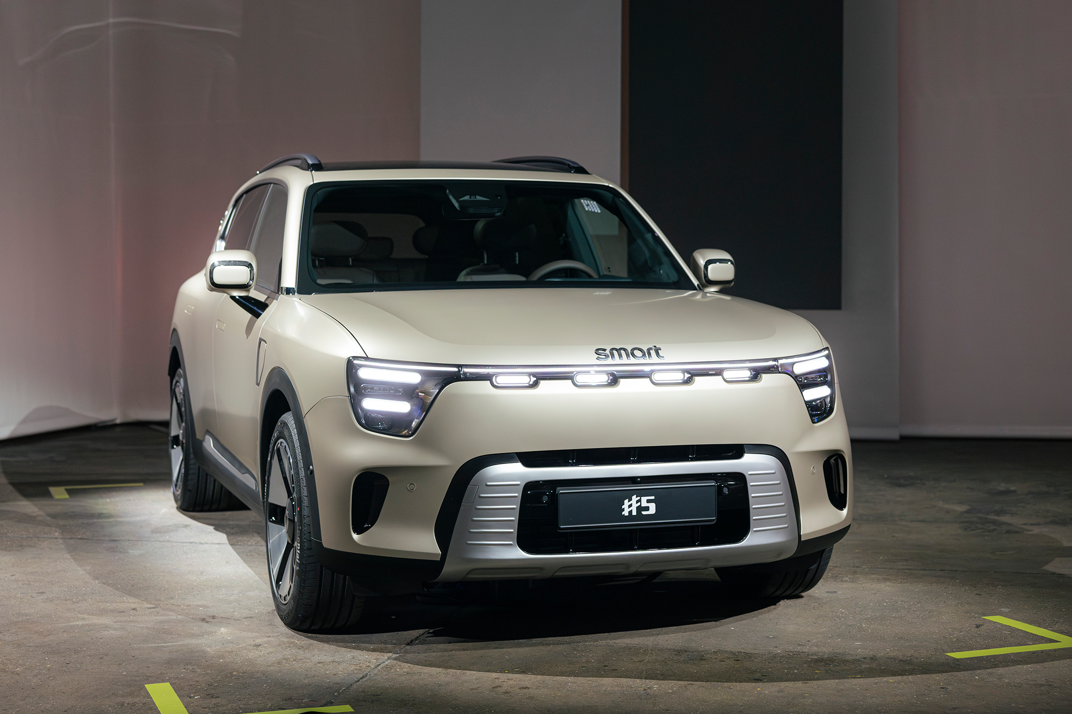 The current line up includes the Smart #1 and #3, with the #5 being the biggest car in the range so far