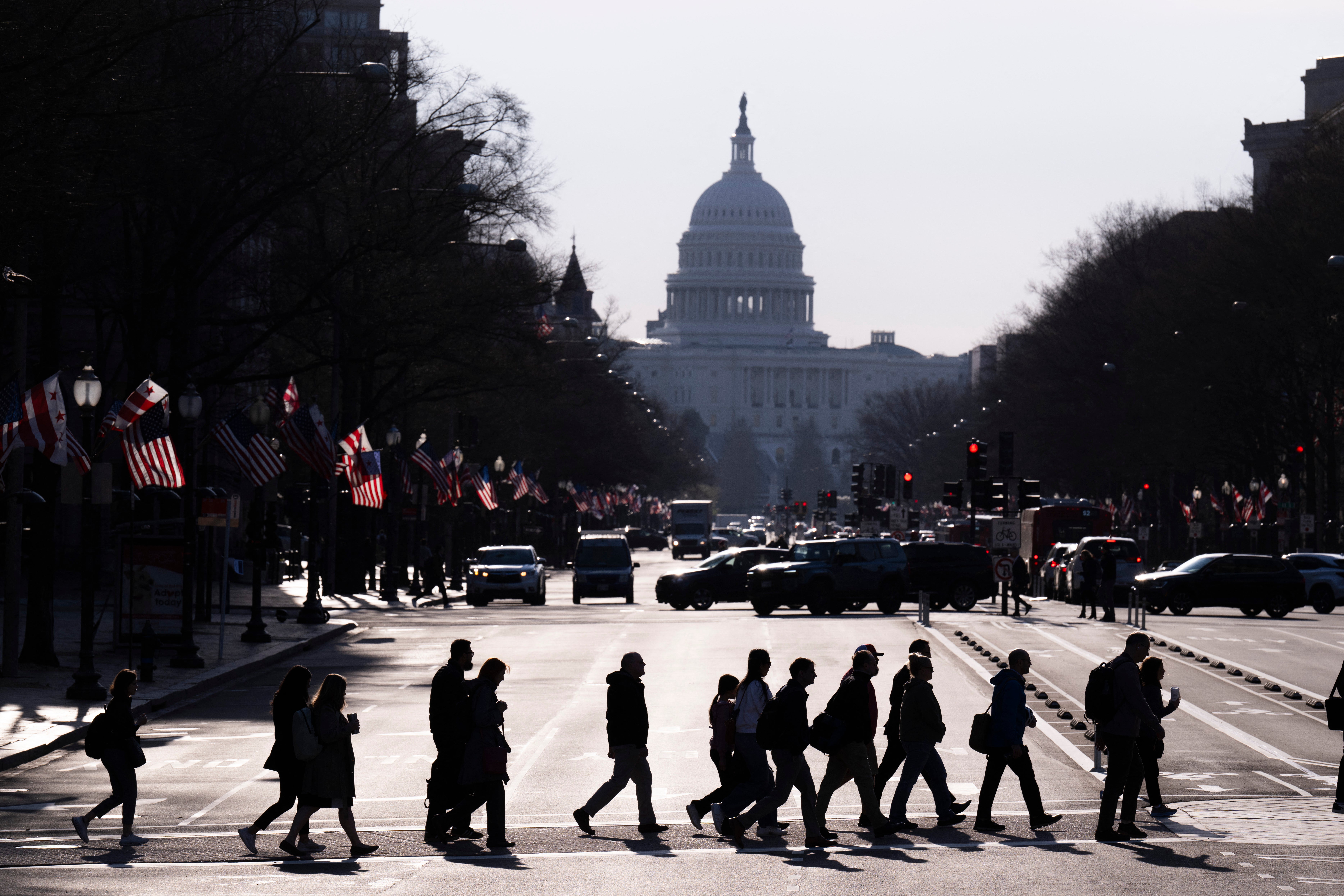 Federal workers who have kept their jobs are being forced to consolidate office space as they return to work leading to cramped quarters with dirty conditions
