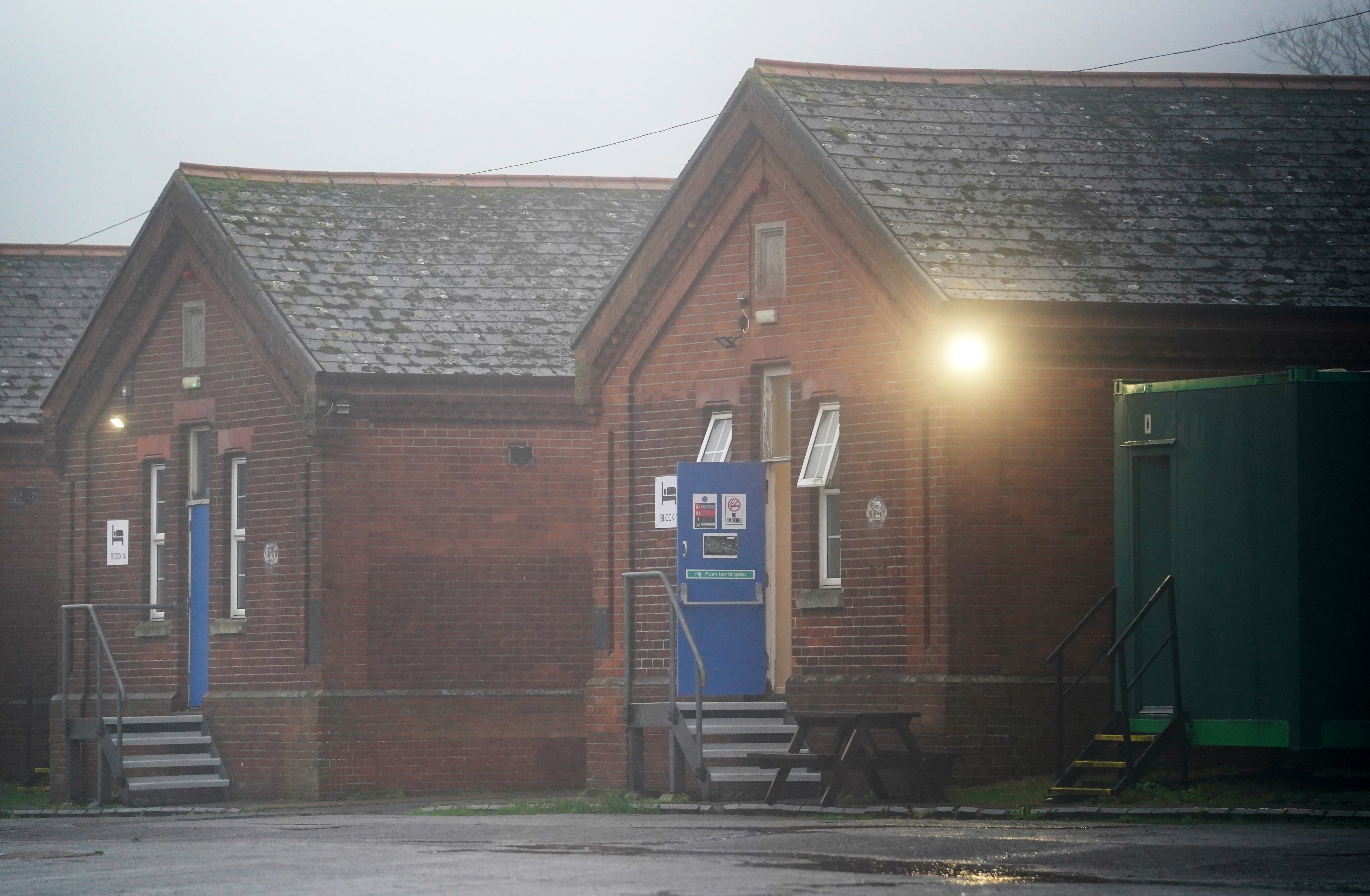 A view of Napier Barracks in Folkestone, Kent, which was managed by Stay Belvedere Hotels