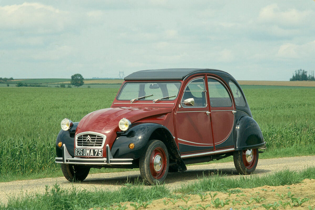<p>The original Citroen 2CV was in production from 1948 to 1990</p>