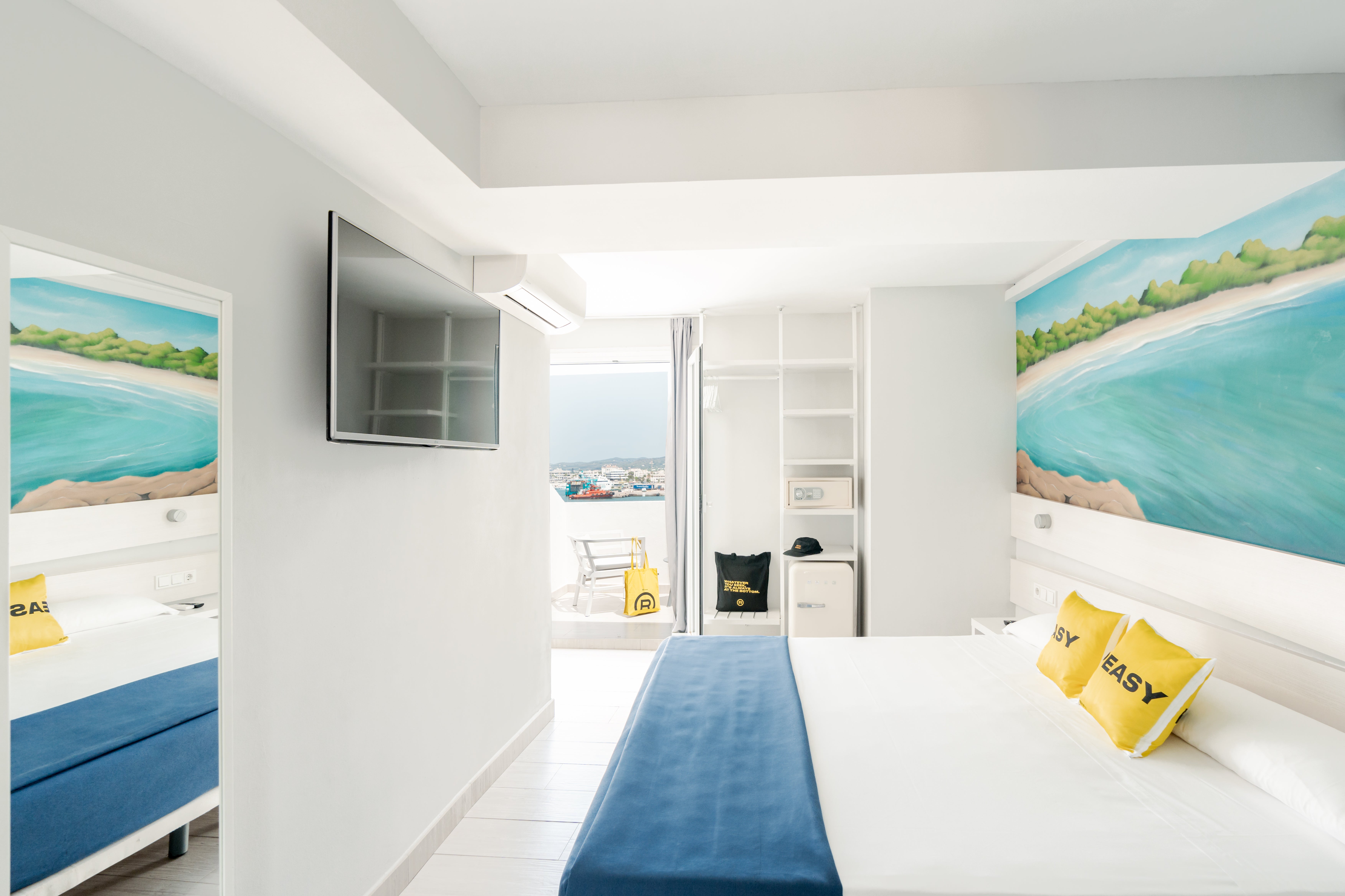 Don’t skimp on location with this seafront stay right in the centre of town