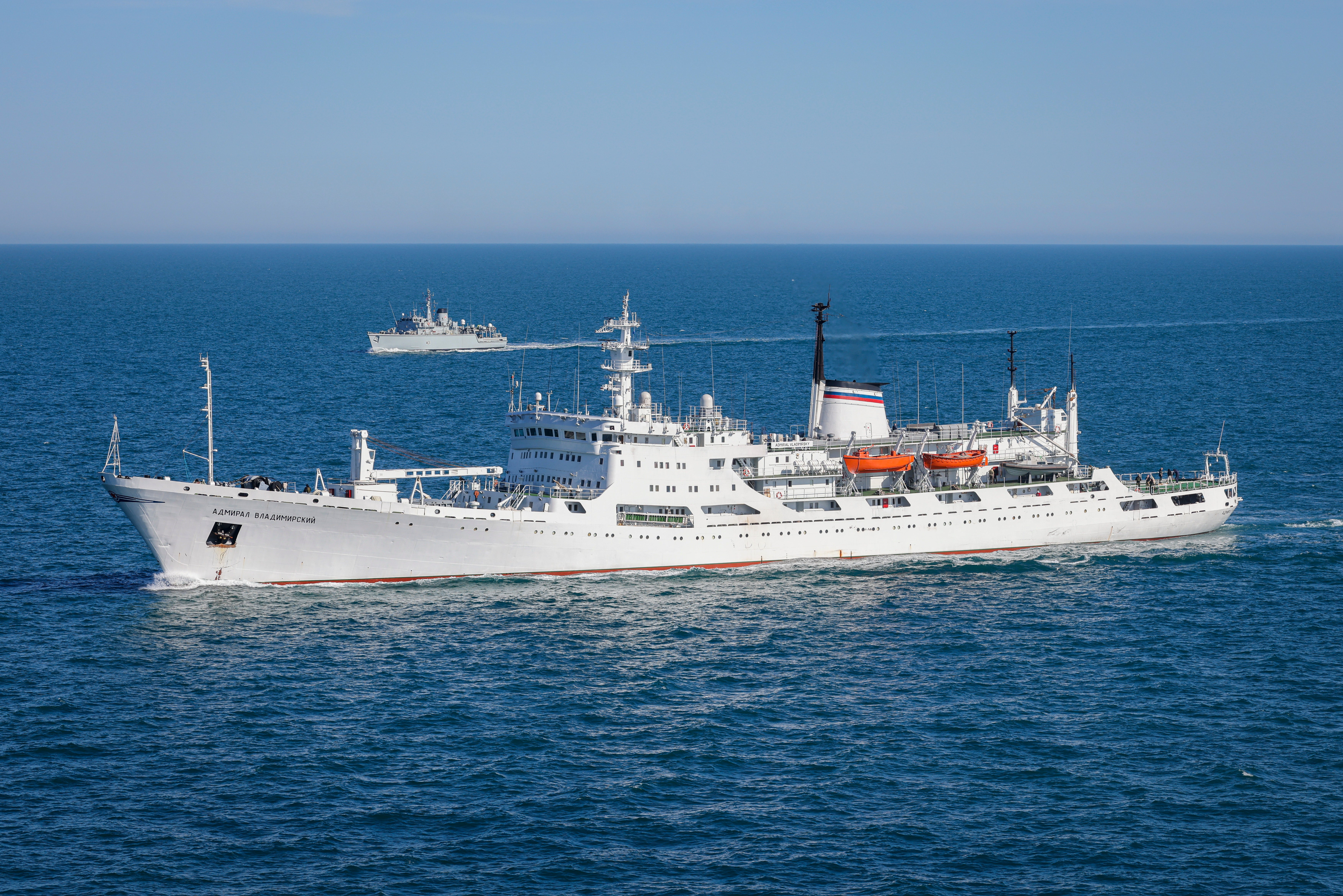 A 2023 report claimed the Admiral Vladimirsky sailed for a month with its transmitter turned off and loitered near UK wind farms