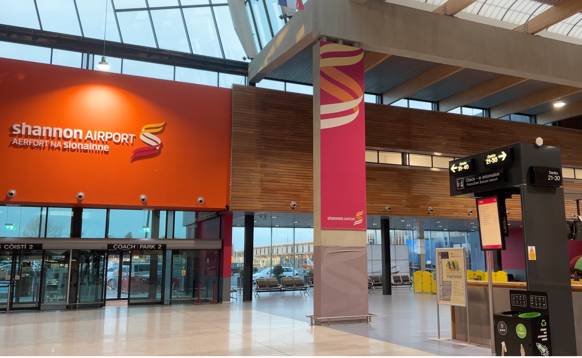 Wild west: Shannon is normally a tranquil airport serving the west of Ireland – but sometime it gets lots of diversions