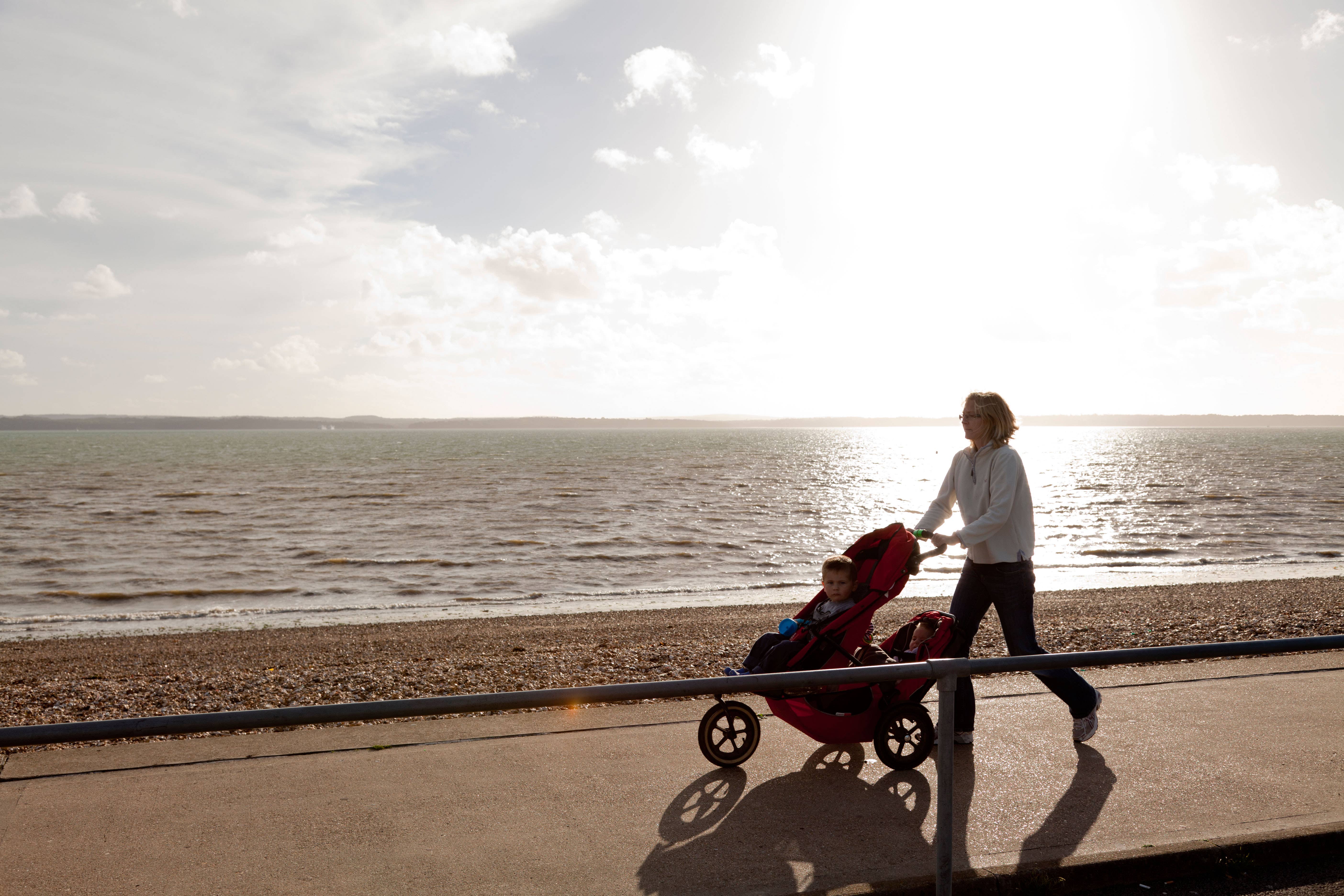 A study says exercise for new mothers can help mental as well as physical health (Alamy/PA)