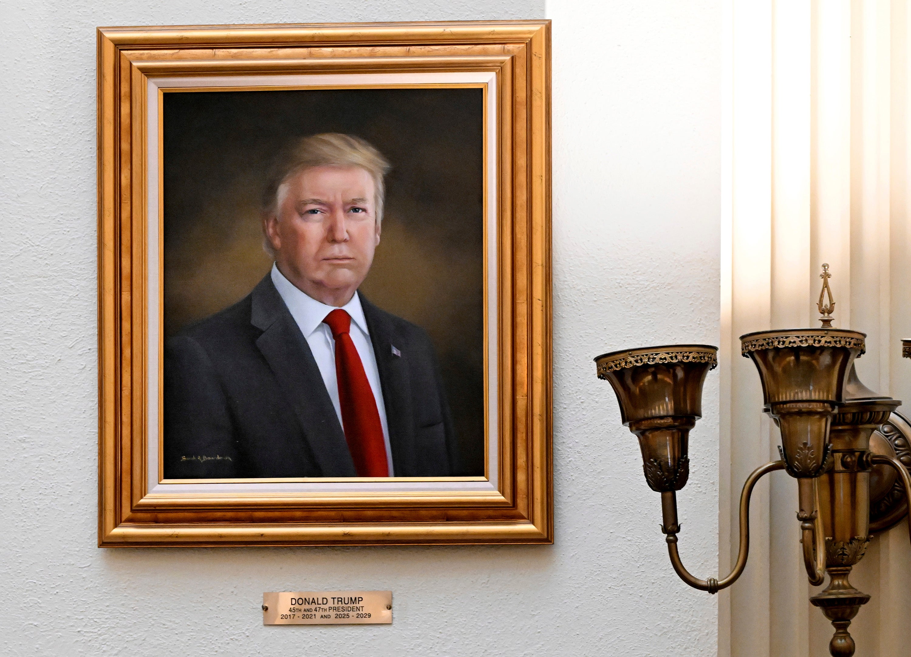 ‘Trump clearly has this view of himself as more beautiful than he is. But this portrait looks like him. He’s been confronted with the reality and is having a tantrum about it’