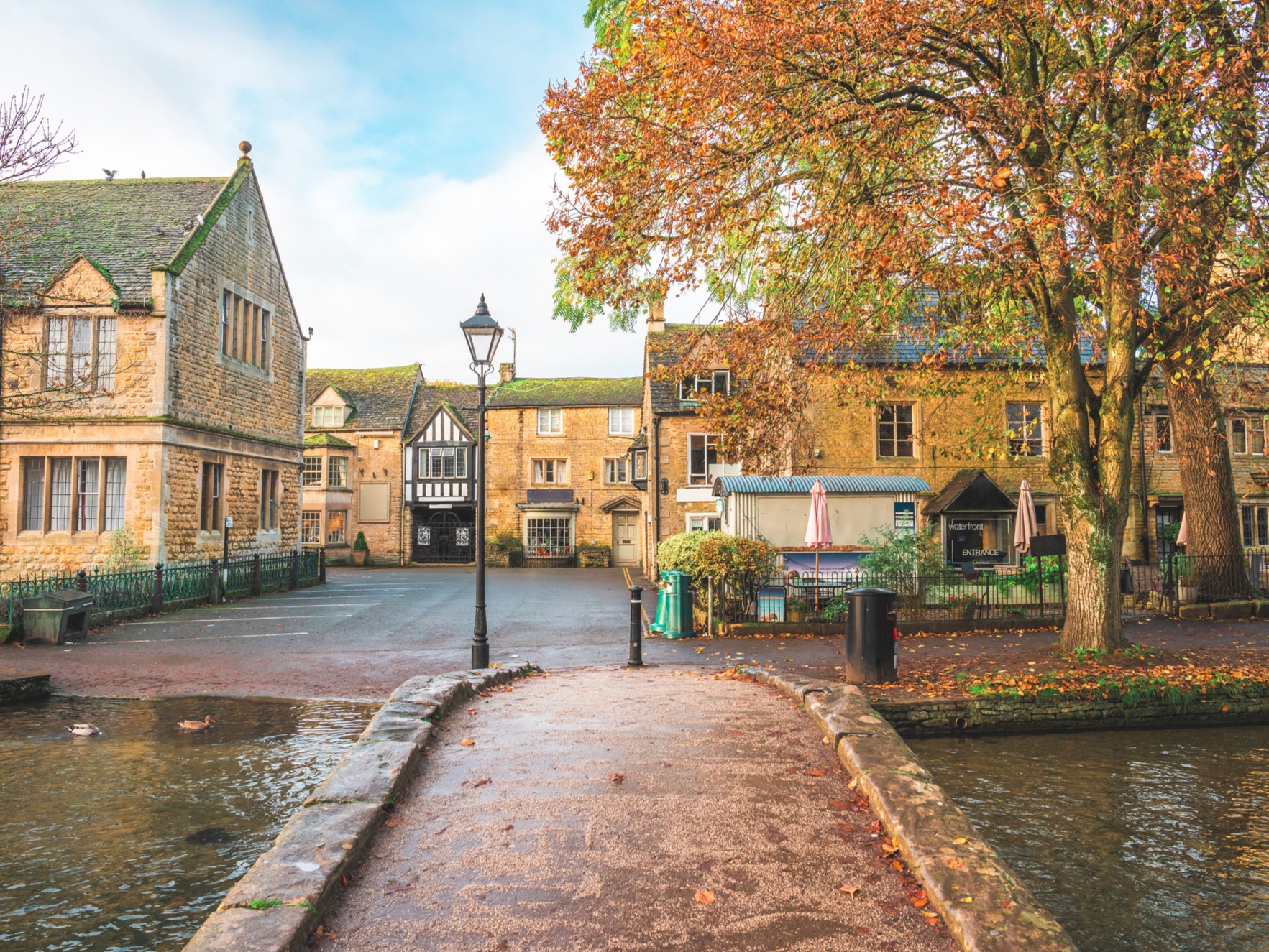 Bourton-on-the-Water boasts five footbridges which draw many visitors