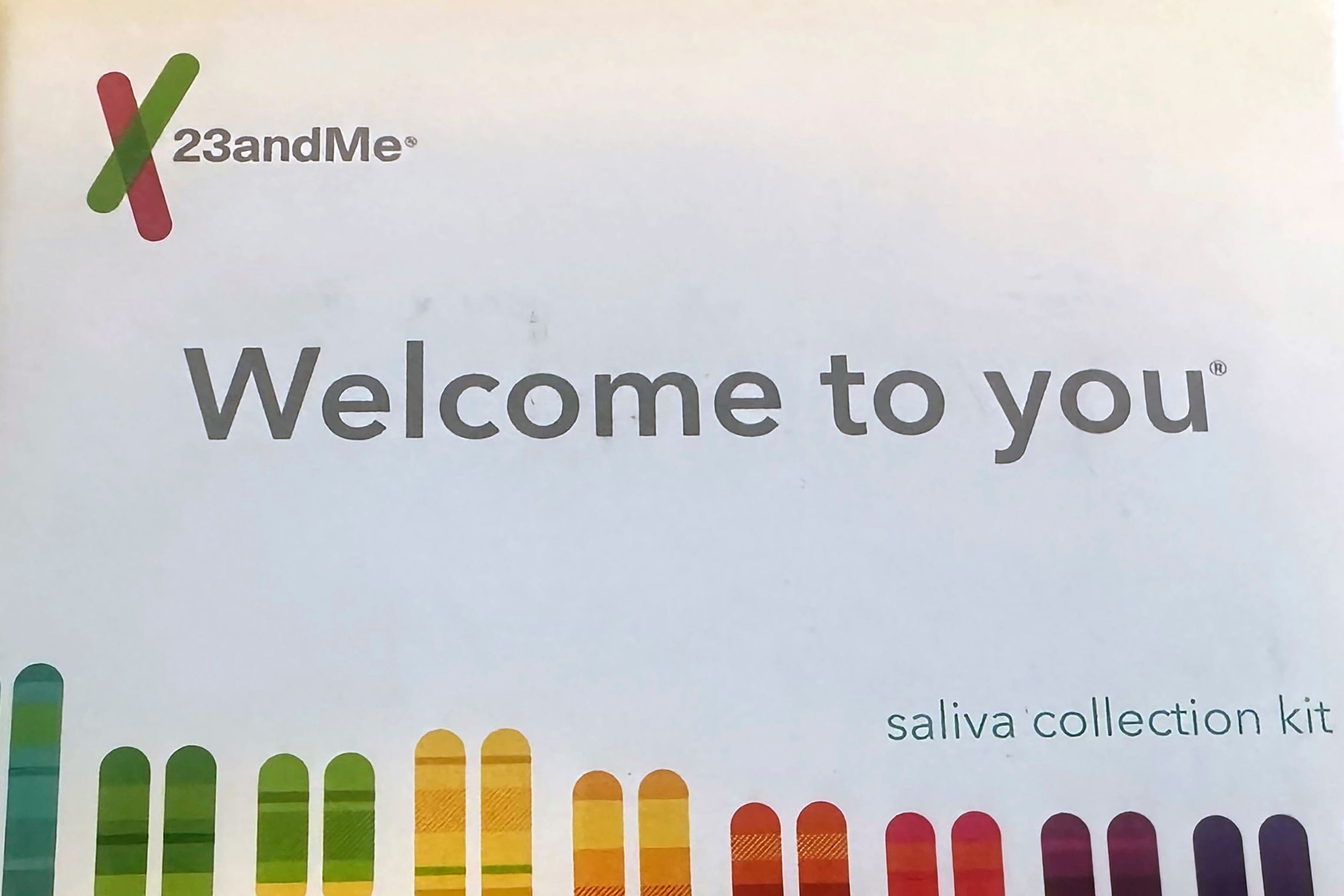 A 23andMe saliva collection kit. Attorneys general across the country are warning users to delete their genetic data