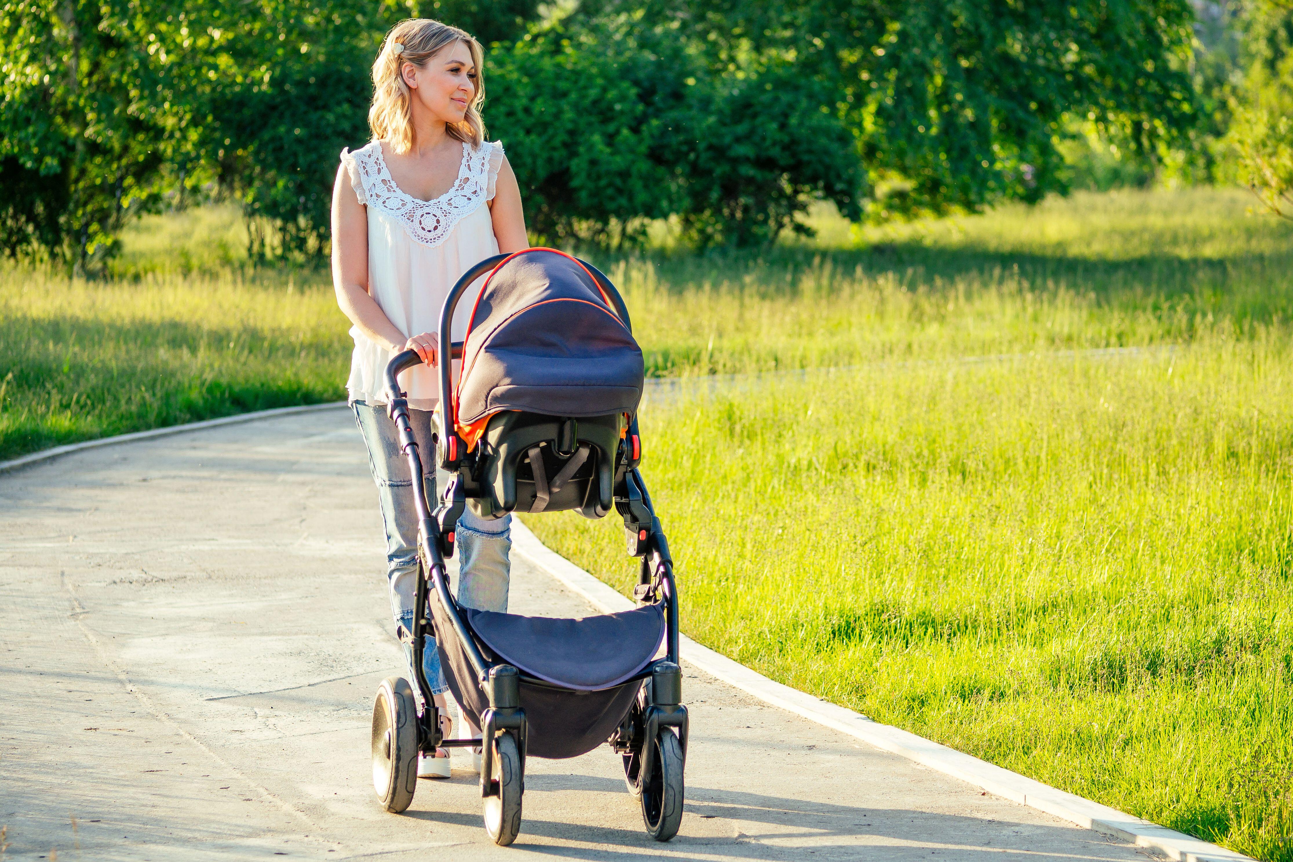 Go for a walk with your baby in a pram (Alamy/PA)