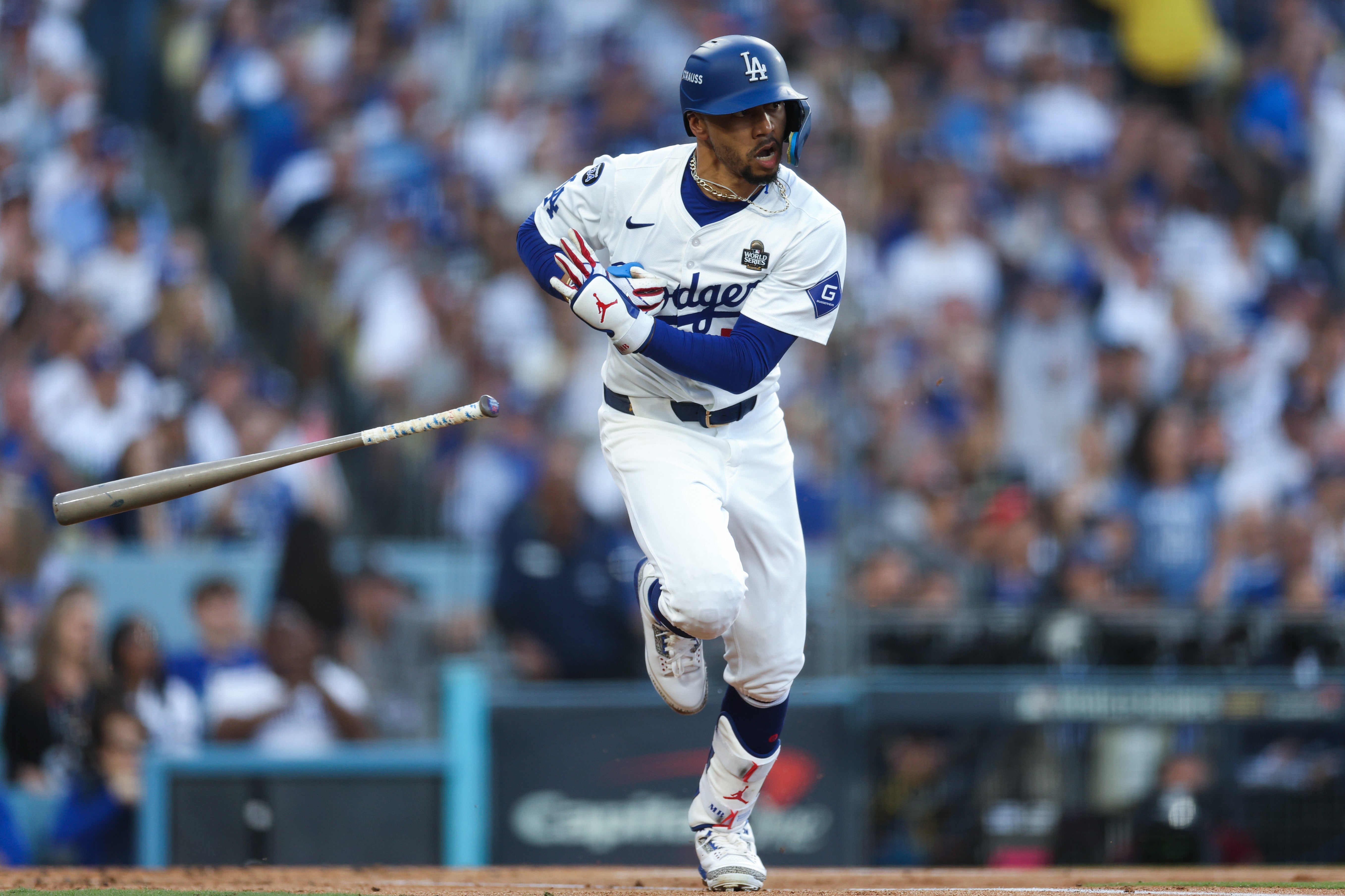 Betts (pictured playing last season) has been unable to play in the team’s first two games to start the 2025 regular season