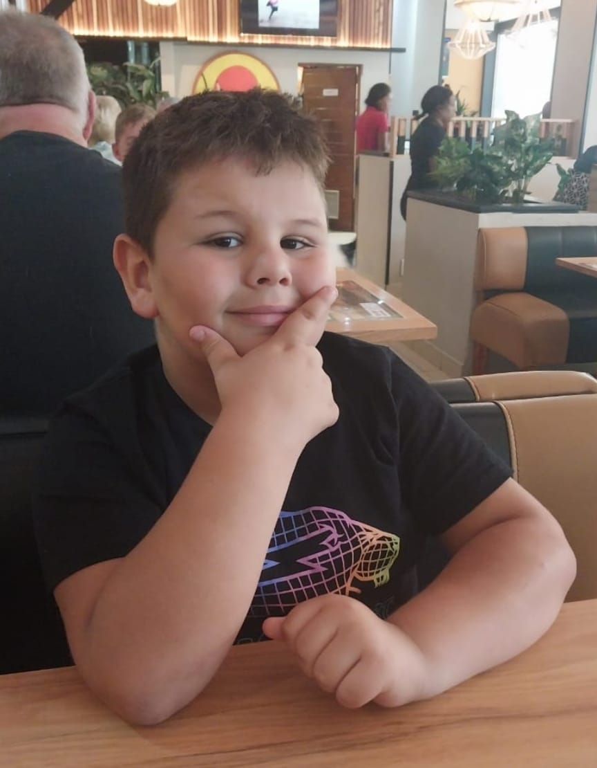 Johandré Blom is now awake in hospital after coming out of a medically induced coma