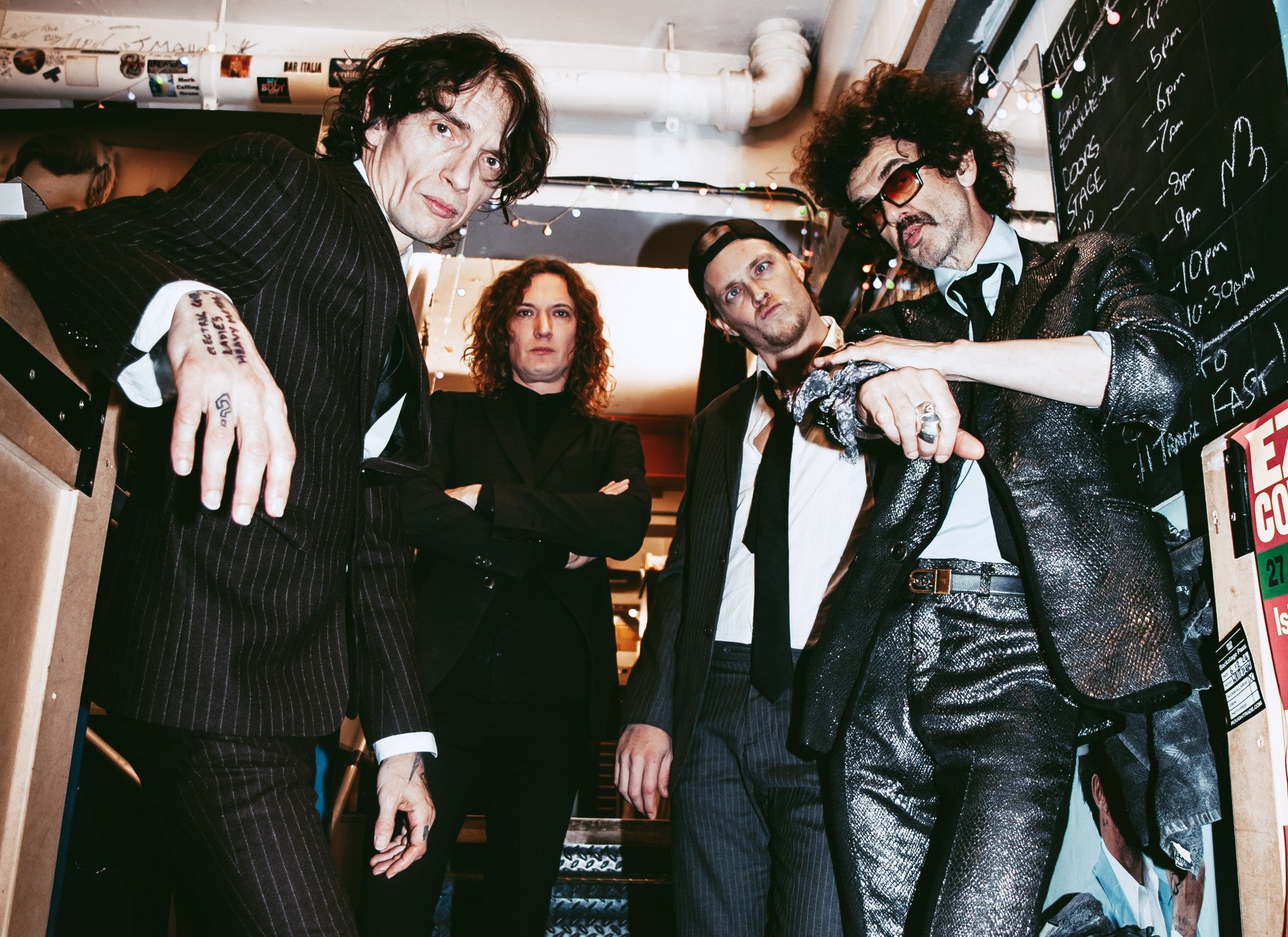 The Darkness’s Justin Hawkins (left): ‘Sometimes you gotta take matters into your own hands’