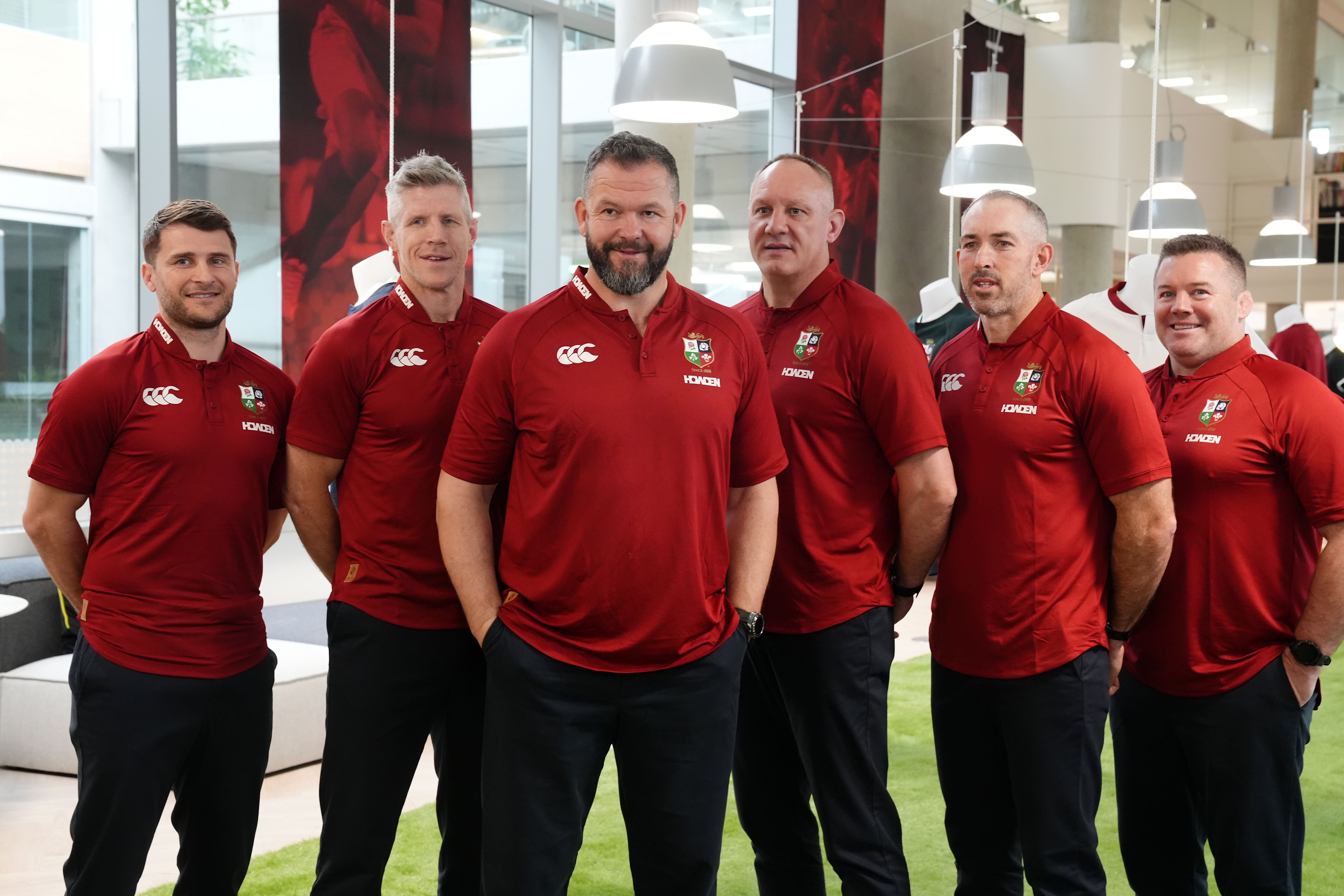 Andy Farrell draws up initial 75-man squad list for Lions’ tour of Australia