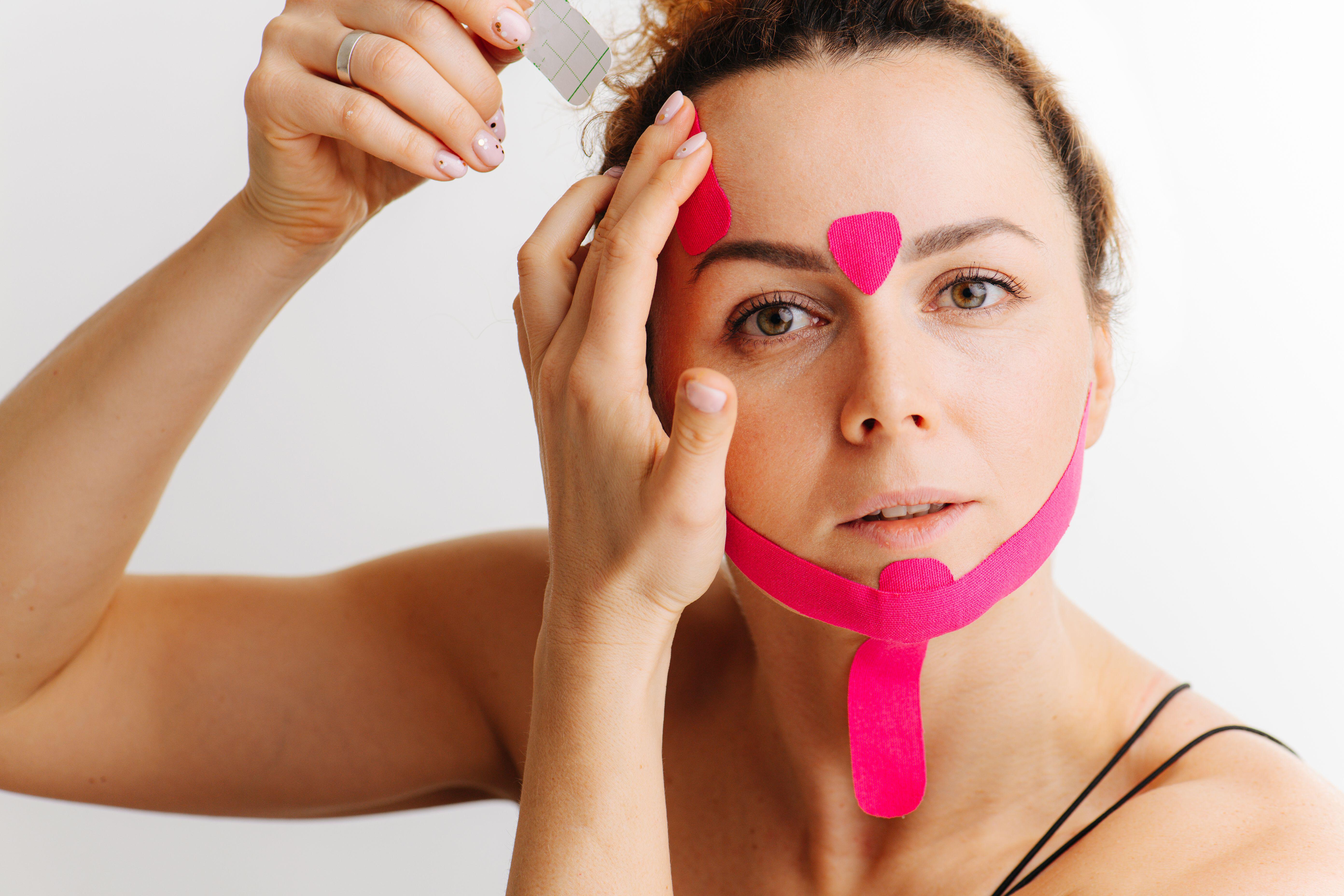 Face taping is being lauded as an effective method to reduce the appearance of fine lines and wrinkles