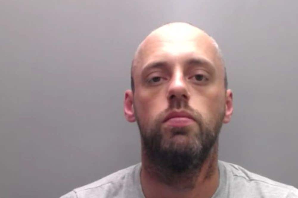 Liam Ainslie, 35, who was caught by police using a drone after he fled from officers (Durham Police/PA)