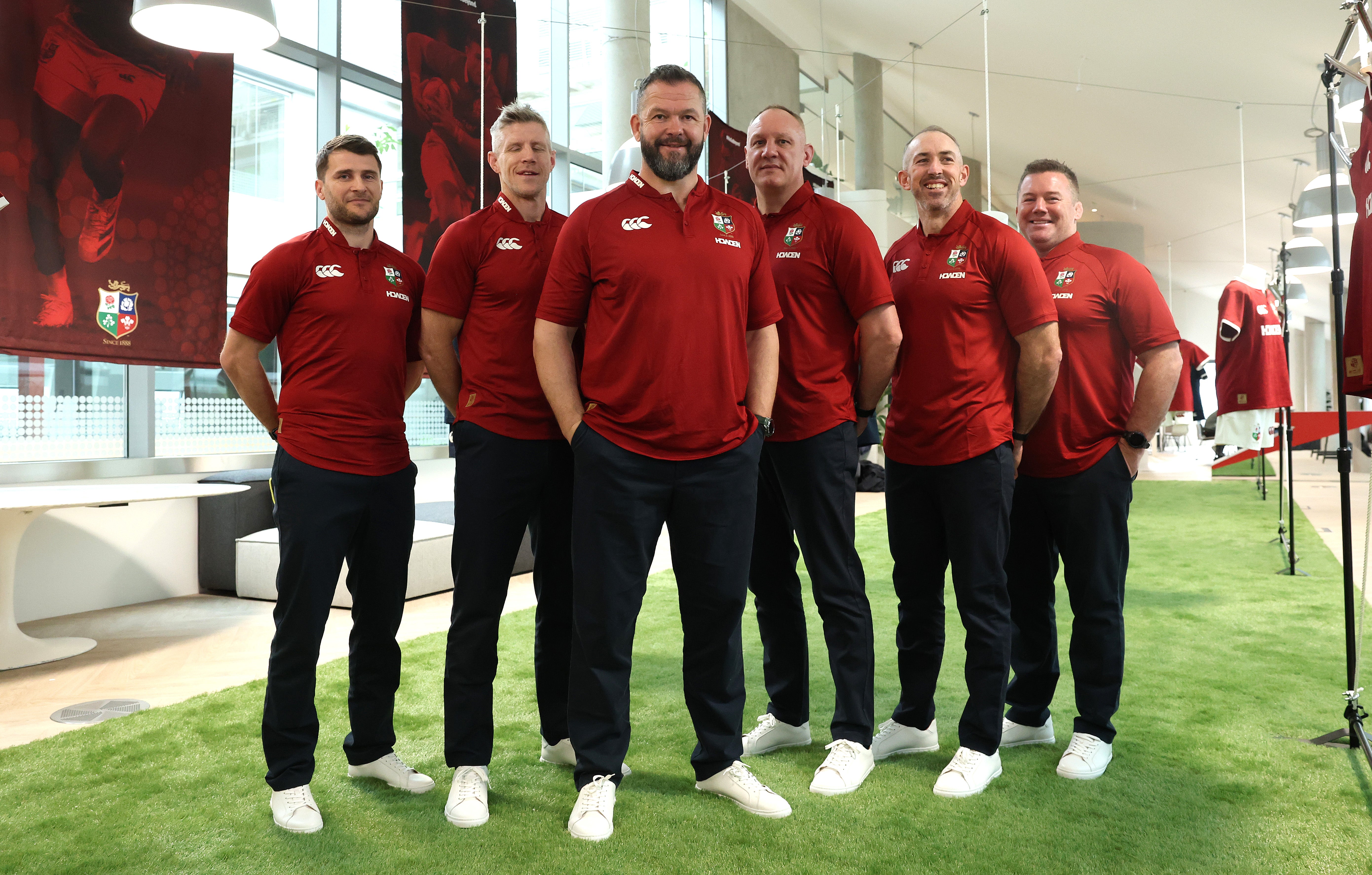Who are the British and Irish Lions assistant coaches and why have they been appointed?