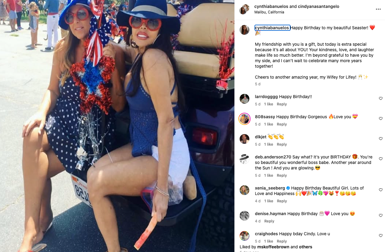 Cindyana Santangelo appeared to have died days after her 58th birthday