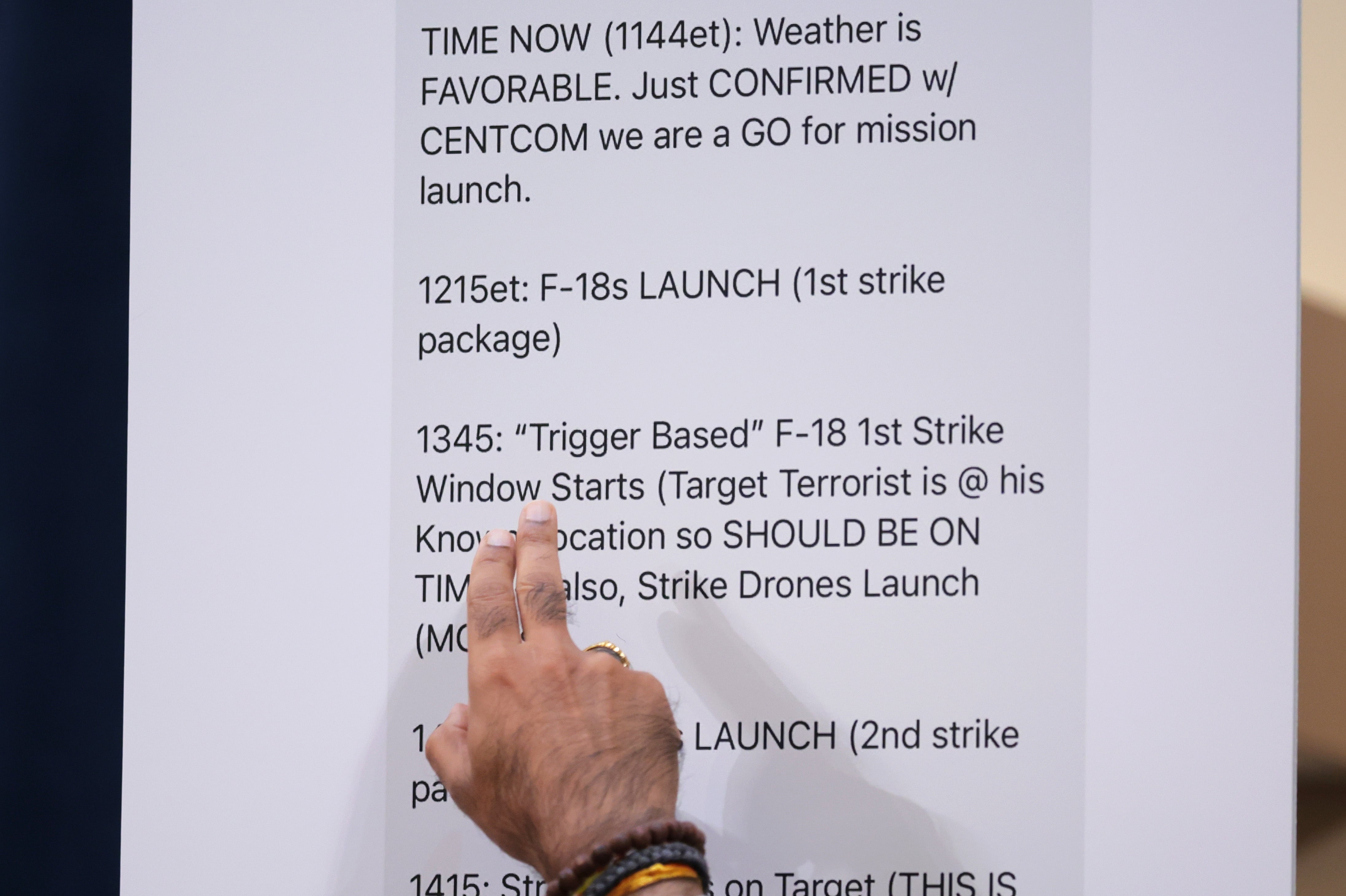 An investigation was launched after journalist Jeffrey Goldberg reported that highly-sensitive information on U.S. military operations in Yemen had been shared in the group, which included cabinet members