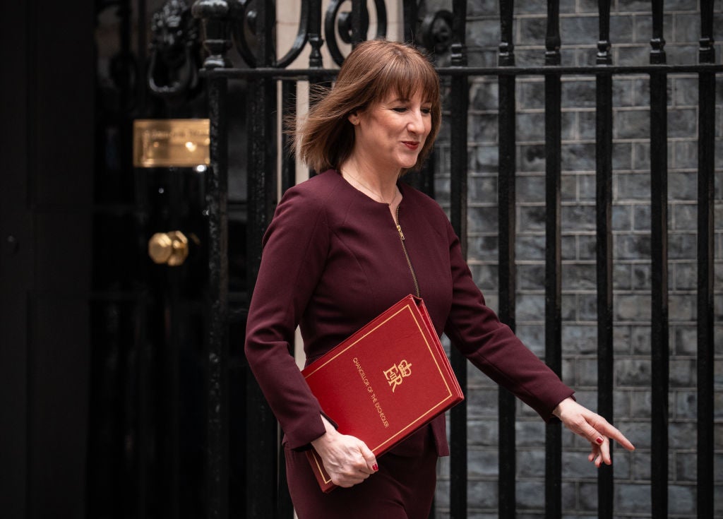 <p>Rachel Reeves leaves Number 11 Downing Street to deliver her spring statement </p>