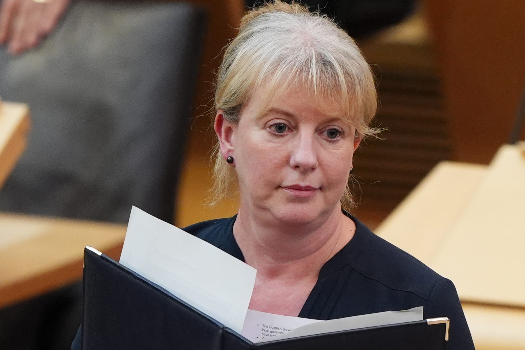 Shona Robison said UK Government plans outlined in the spring statement will result in cuts to the Scottish Government block grant from Westminster (PA)