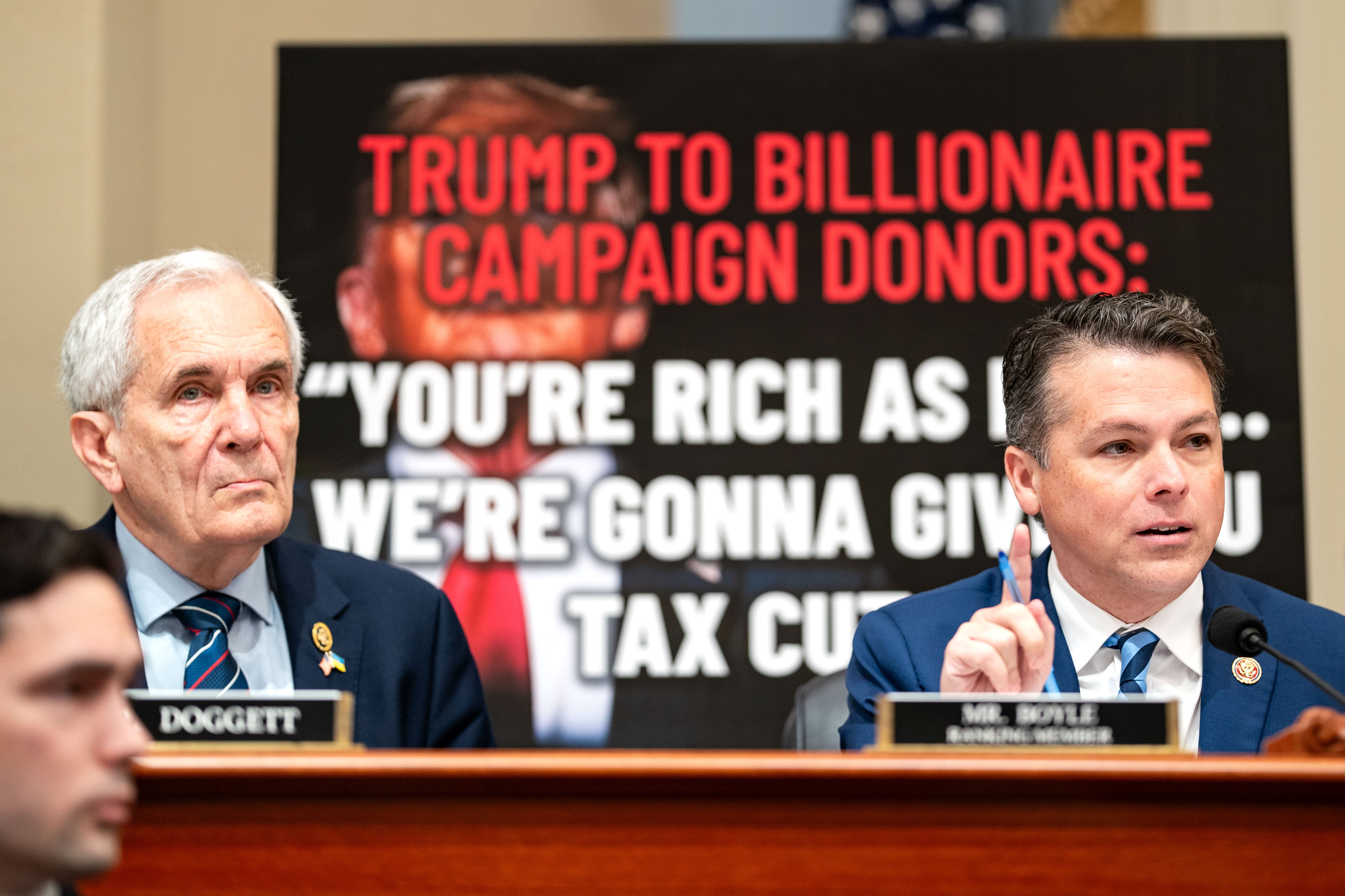 The letter arrives on the desk of Democratic leaders as Republicans gear up to try and advance Trump’s tax proposals