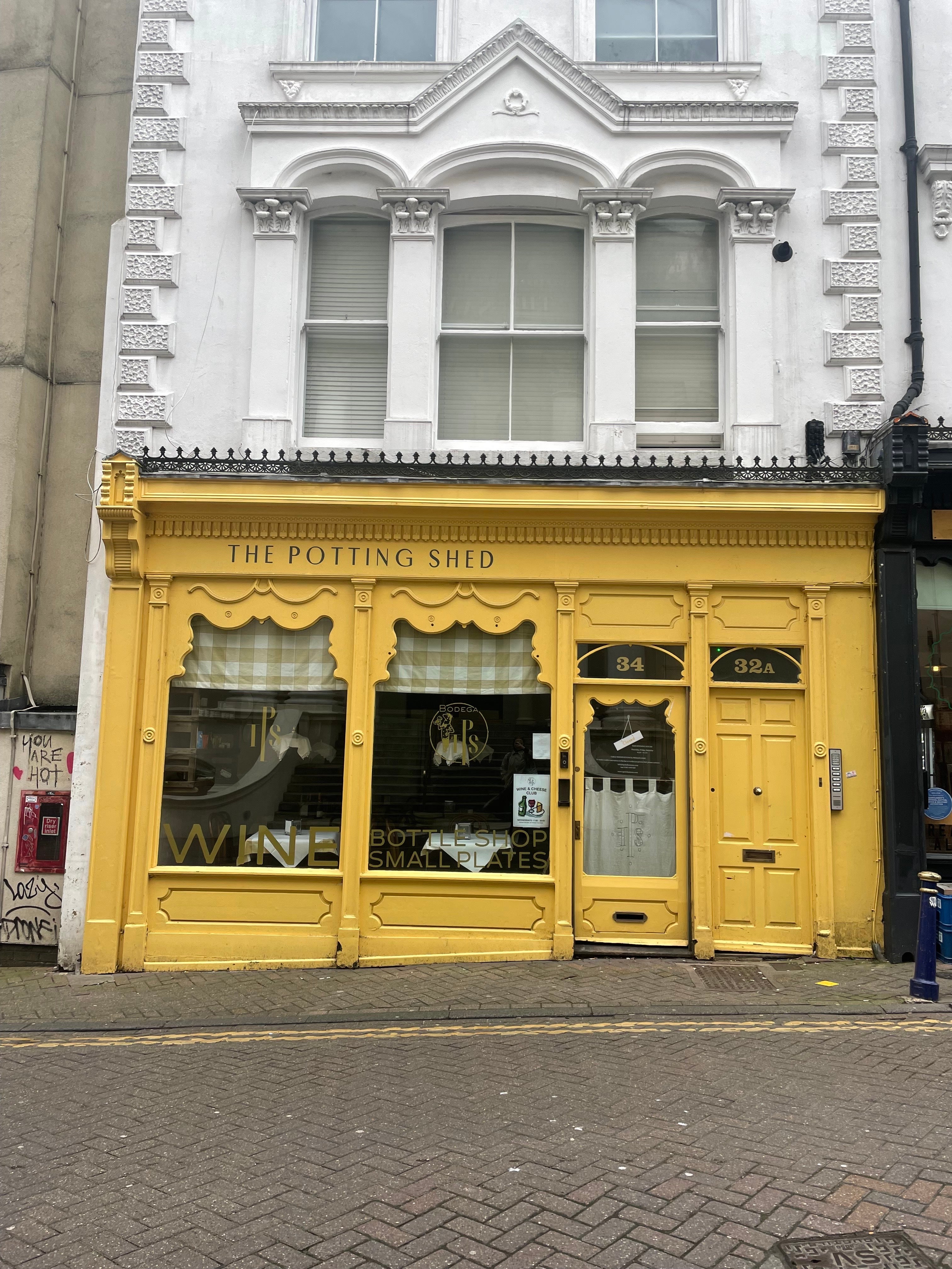 Behind a secret door lies The Potting Shed – where the drinks are strong and the vermouth hits the floor