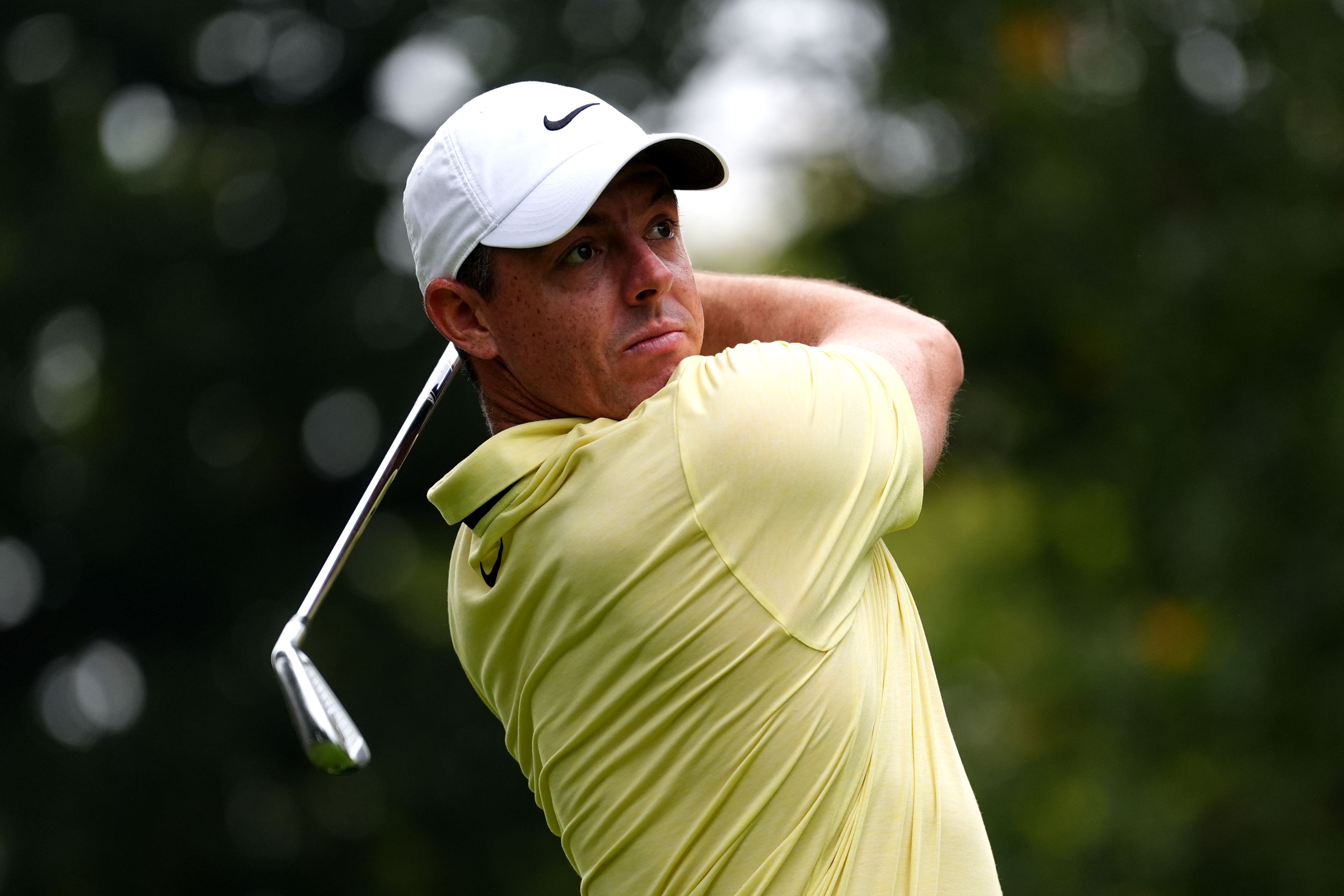 Rory McIlroy insists he is focused on winning the Houston Open despite the Masters looming ever closer (Zac Goodwin/PA)