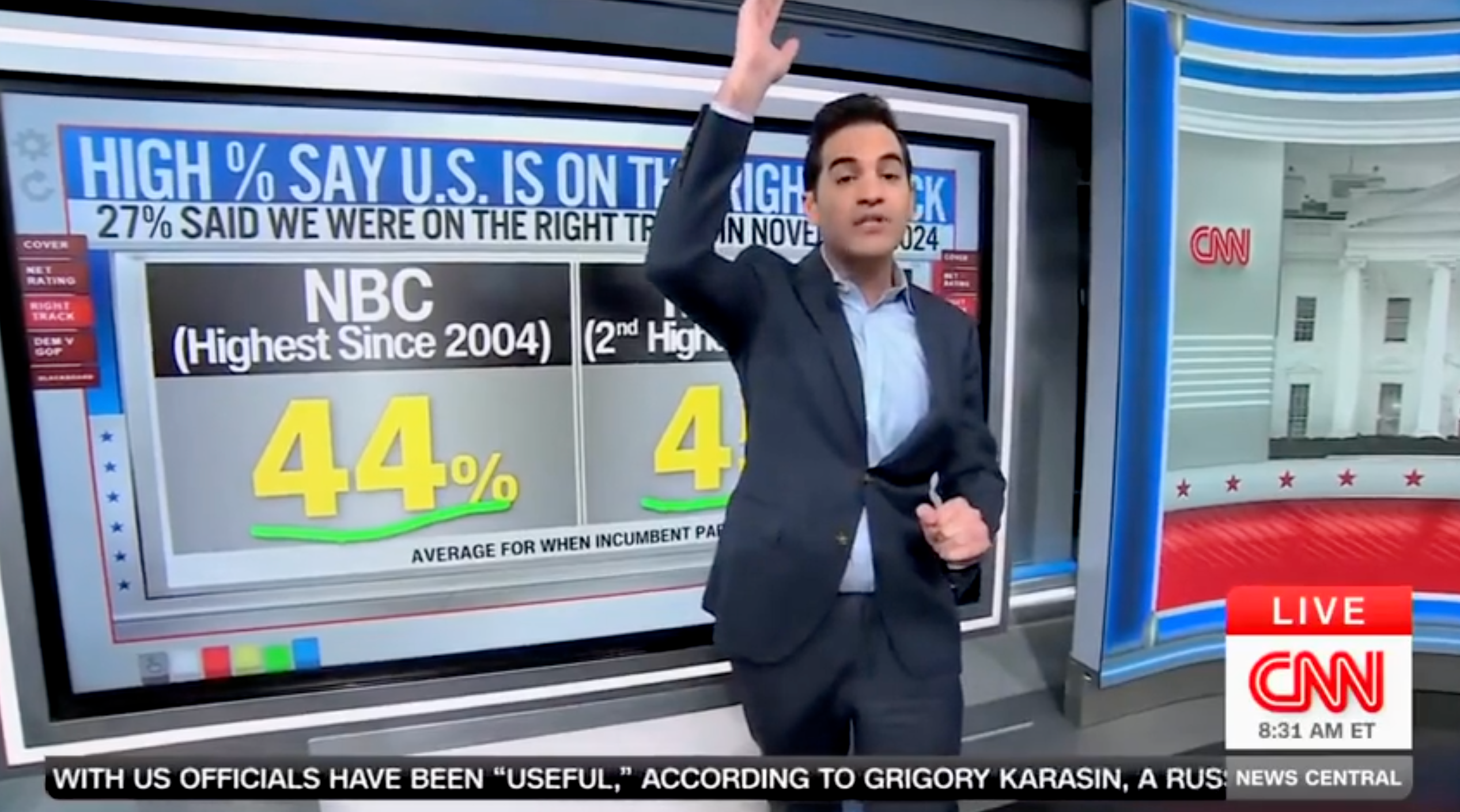 CNN chief data analyst Harry Enten broke down Trump's current and historic approval ratings on Tuesday