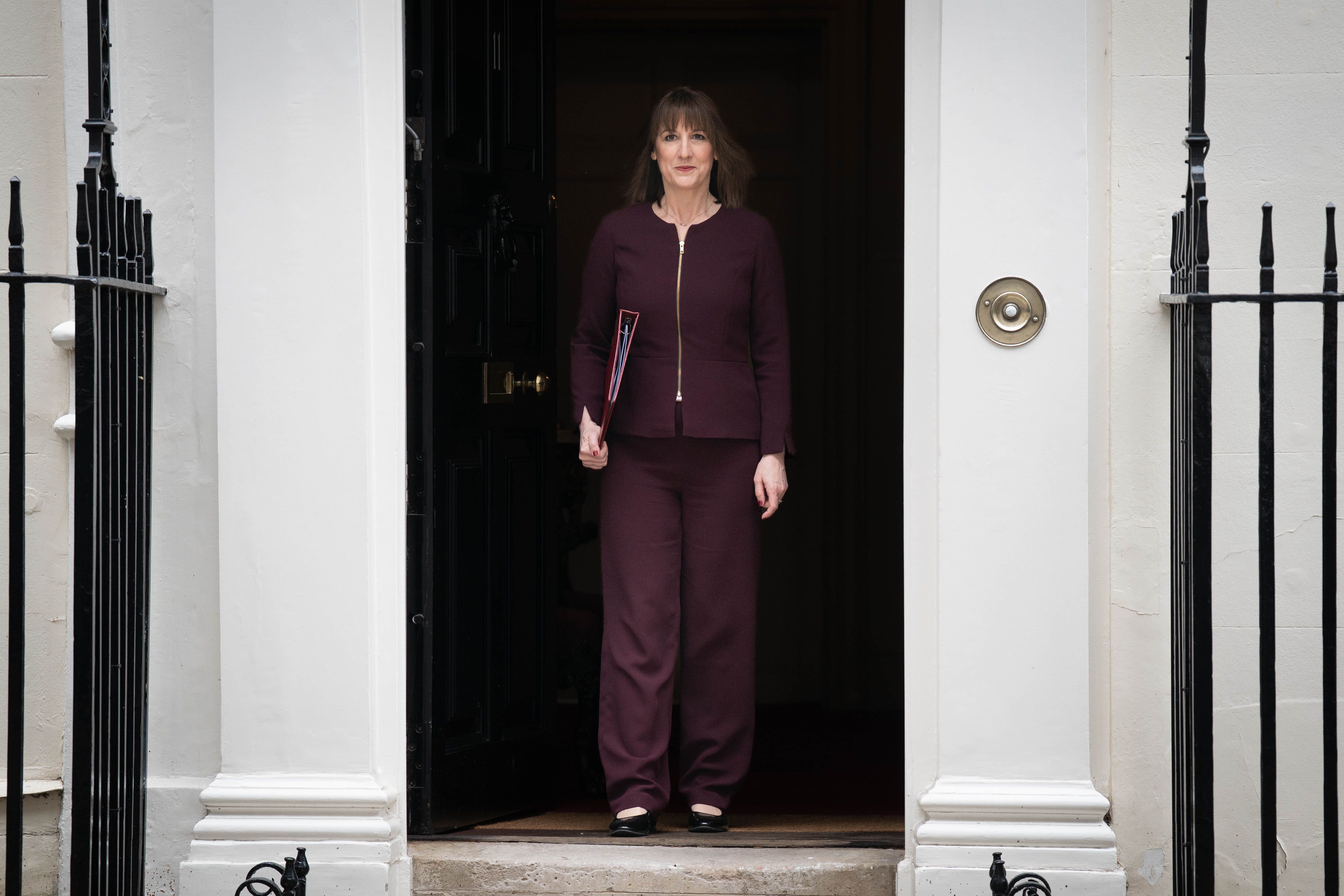 Chancellor of the Exchequer Rachel Reeves leaving Downing Street (Stefan Rousseau/PA)