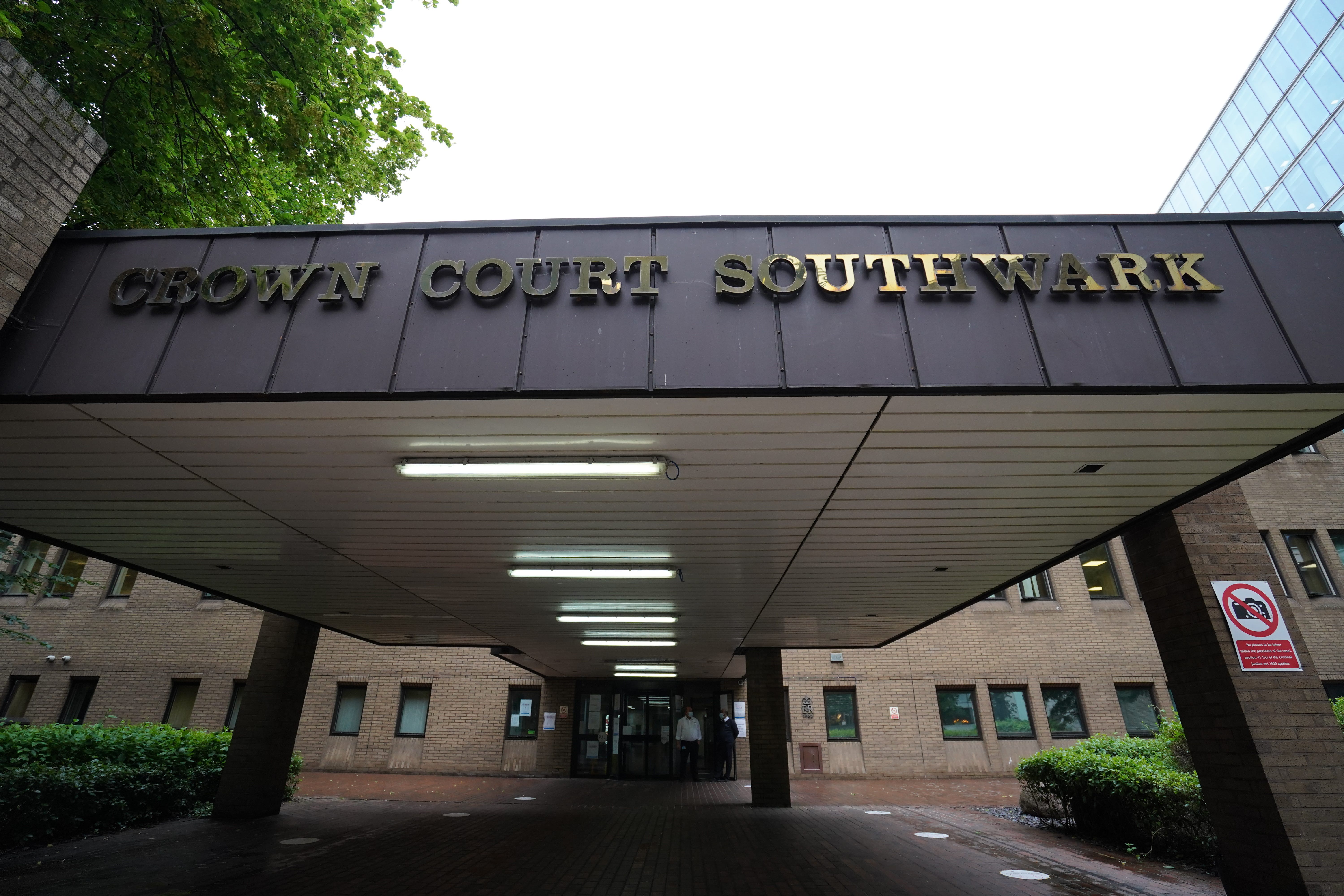 The trial is being heard at Southwark Crown Court, London (PA)