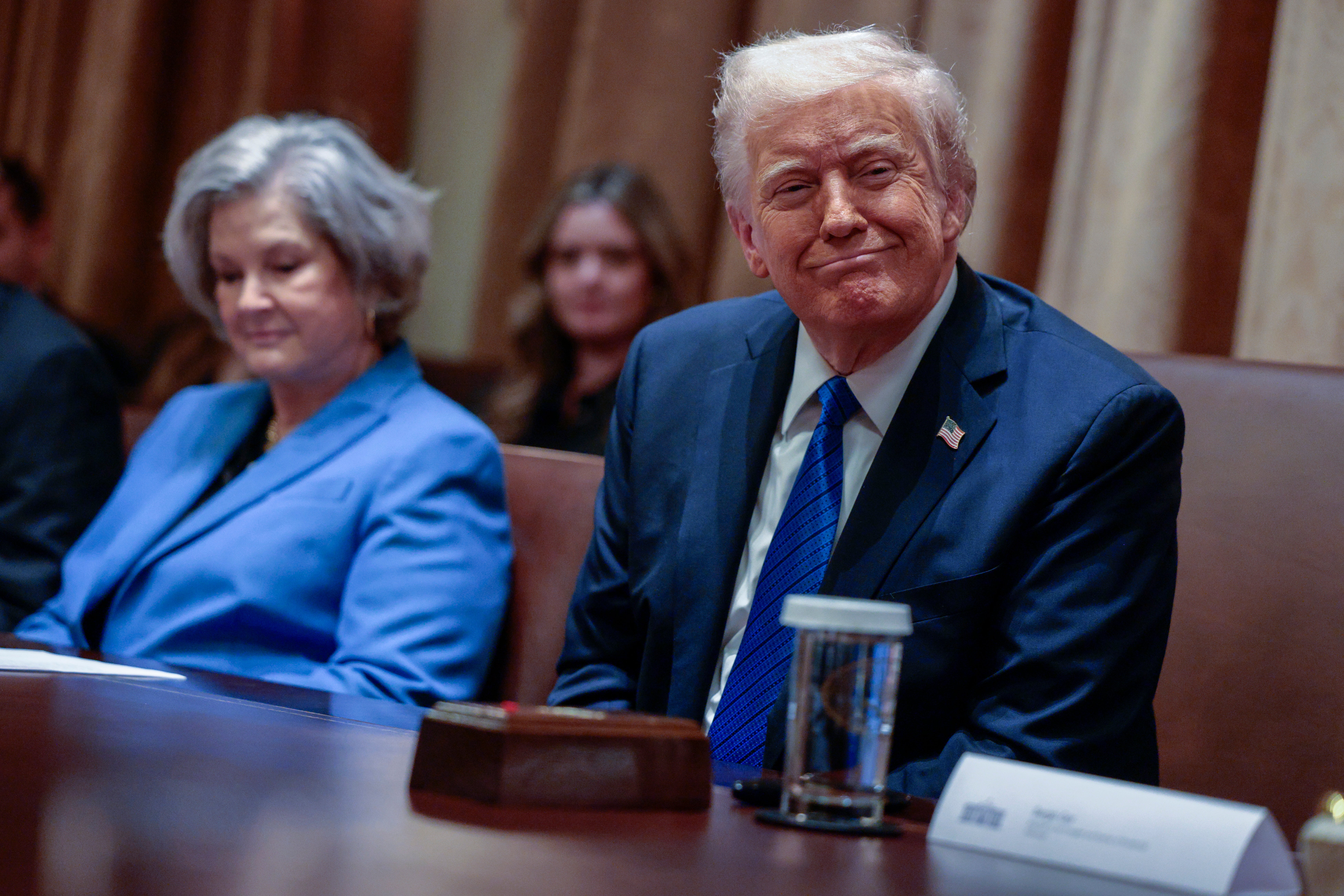 President Donald Trump said he’ll be satisfied with DOGE’s work in the coming months