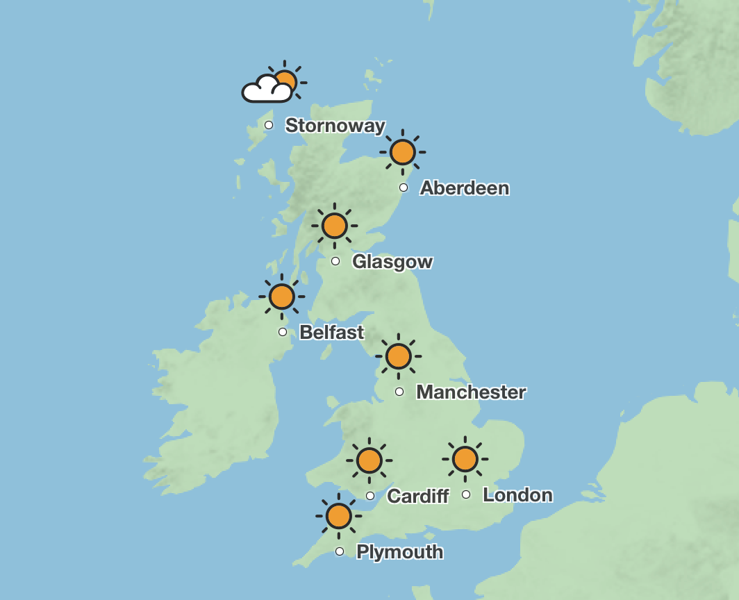 Skies will remain clear