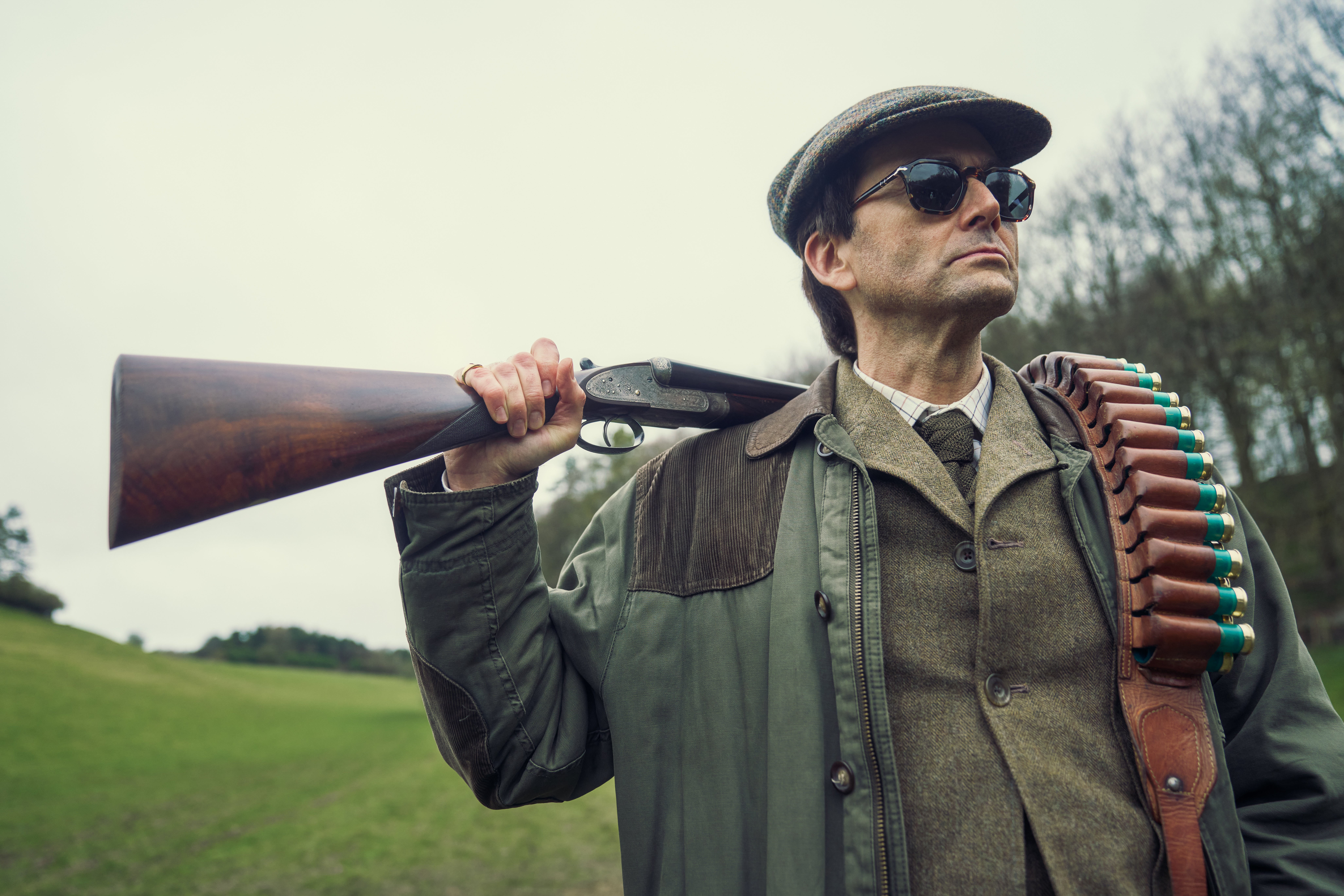 David Tennant as Tony Baddingham in the drama ‘Rivals’