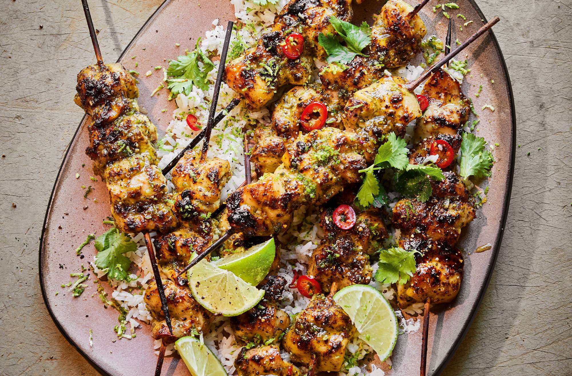 All the zing of thai green curry but lighter - perfect for the grid