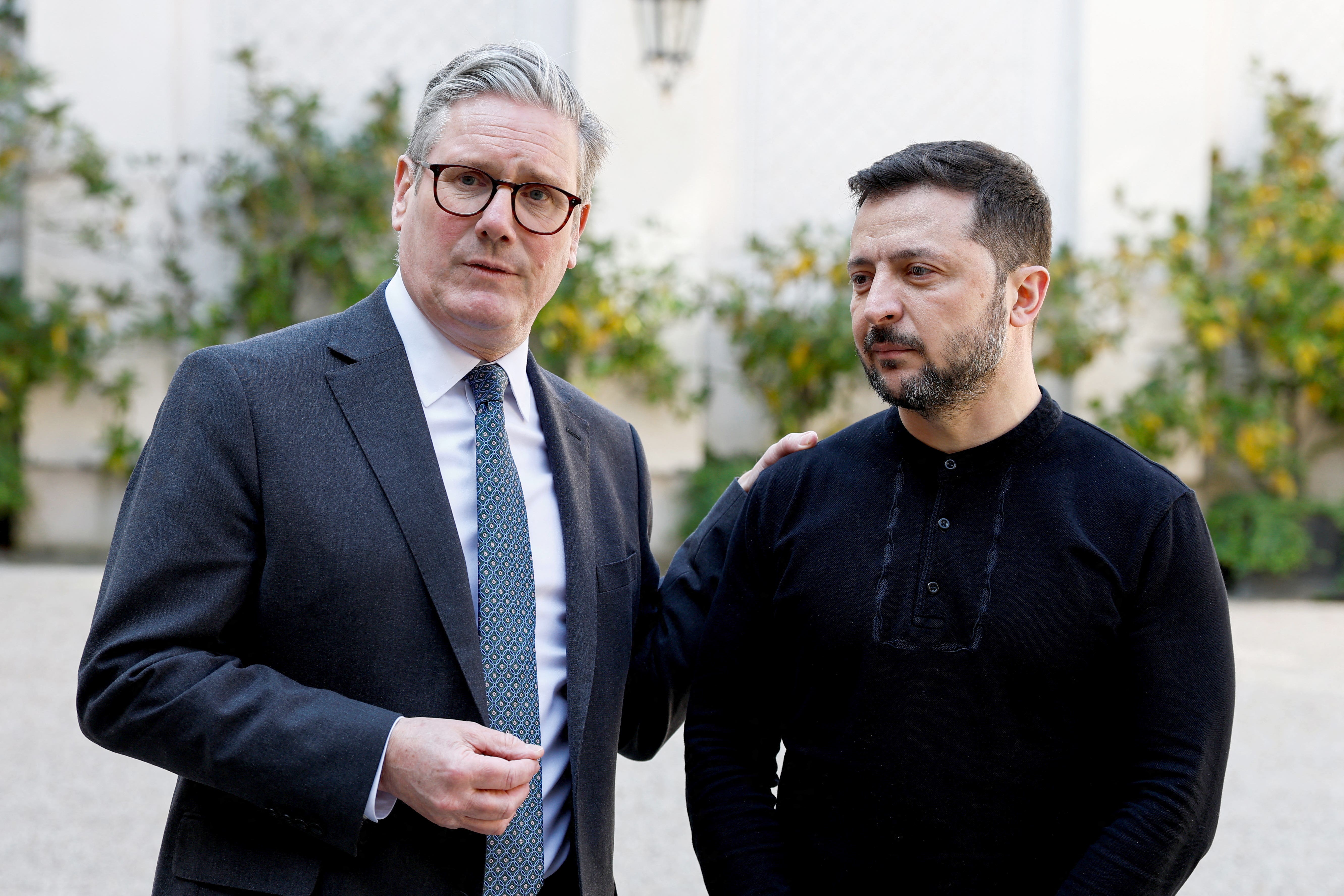 Sir Keir Starmer said the ‘coalition of the willing’ had agreed there must be no lifting of sanctions on Russia until it ends the war in Ukraine. (Stephanie Lecocq/PA)