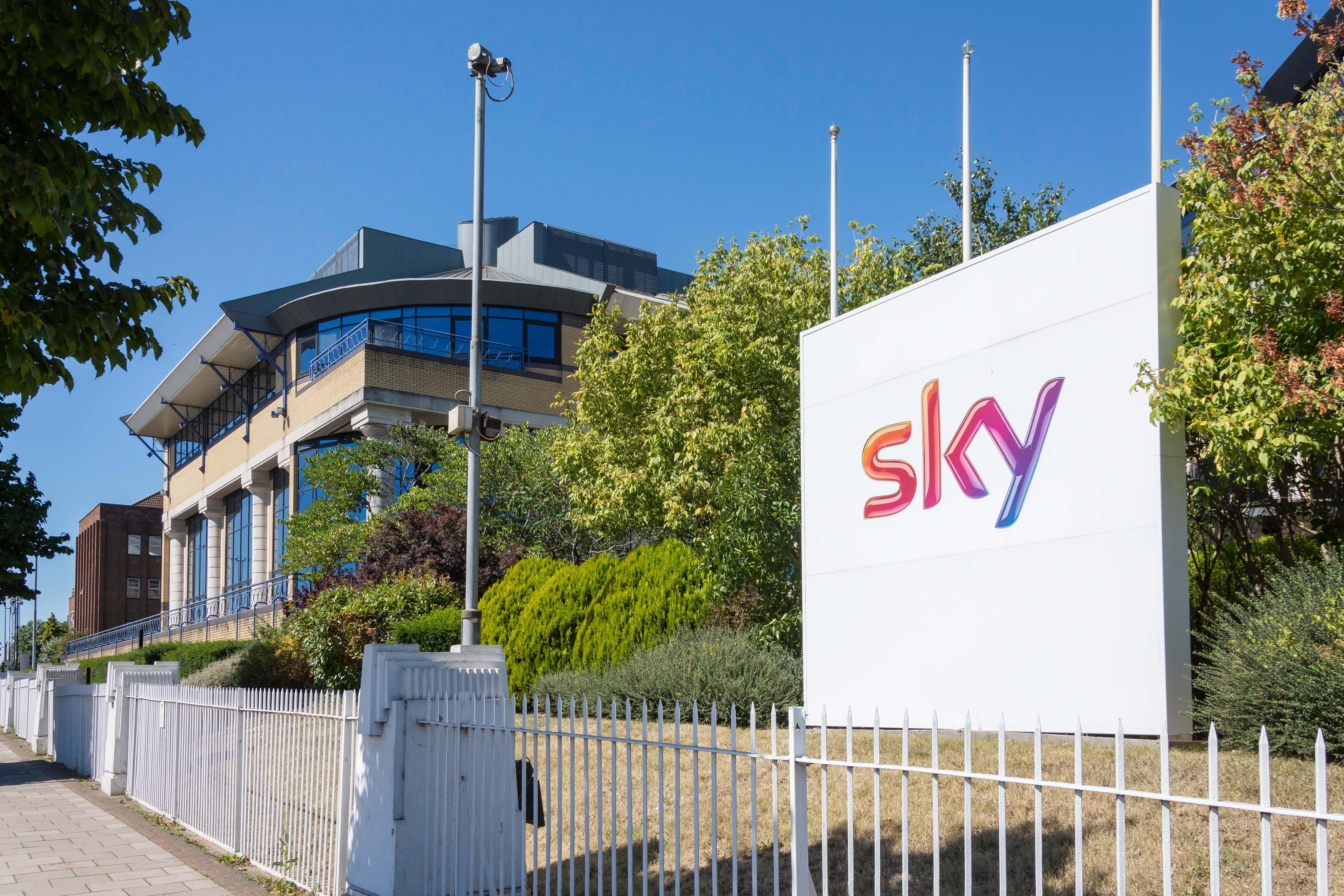 Sky says more customers are going online for help