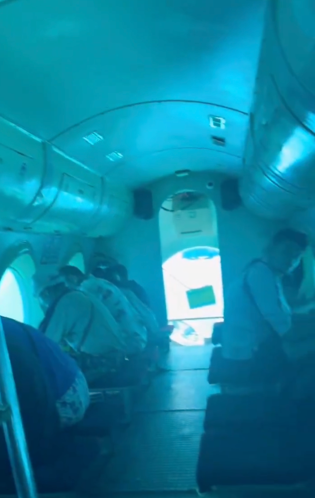 The interior of the Sindbad submarine