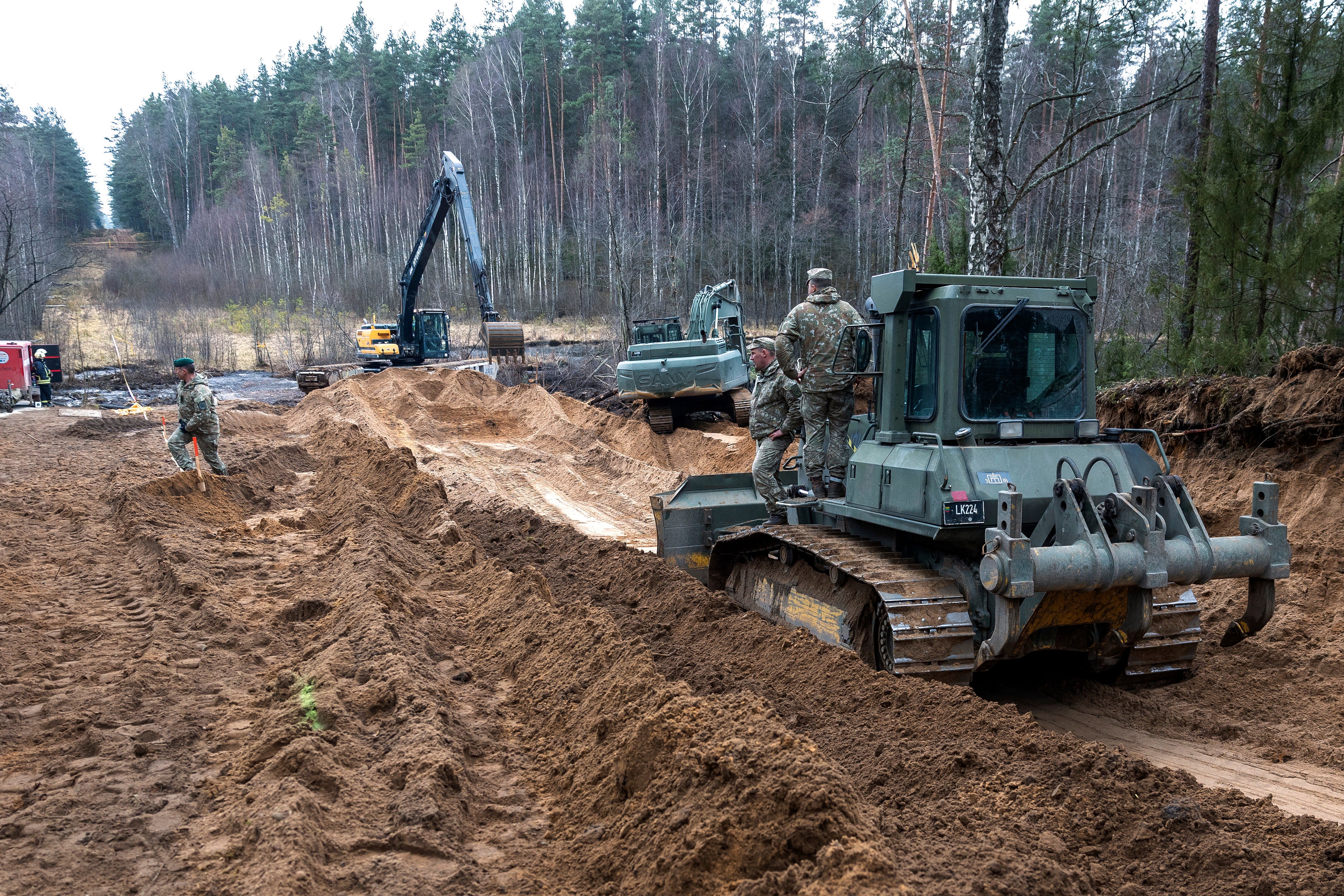 On Wednesday the M88 Hercules armored recovery vehicle, which the men were operating at the time of their disappearance, was found submerged in water in a training area