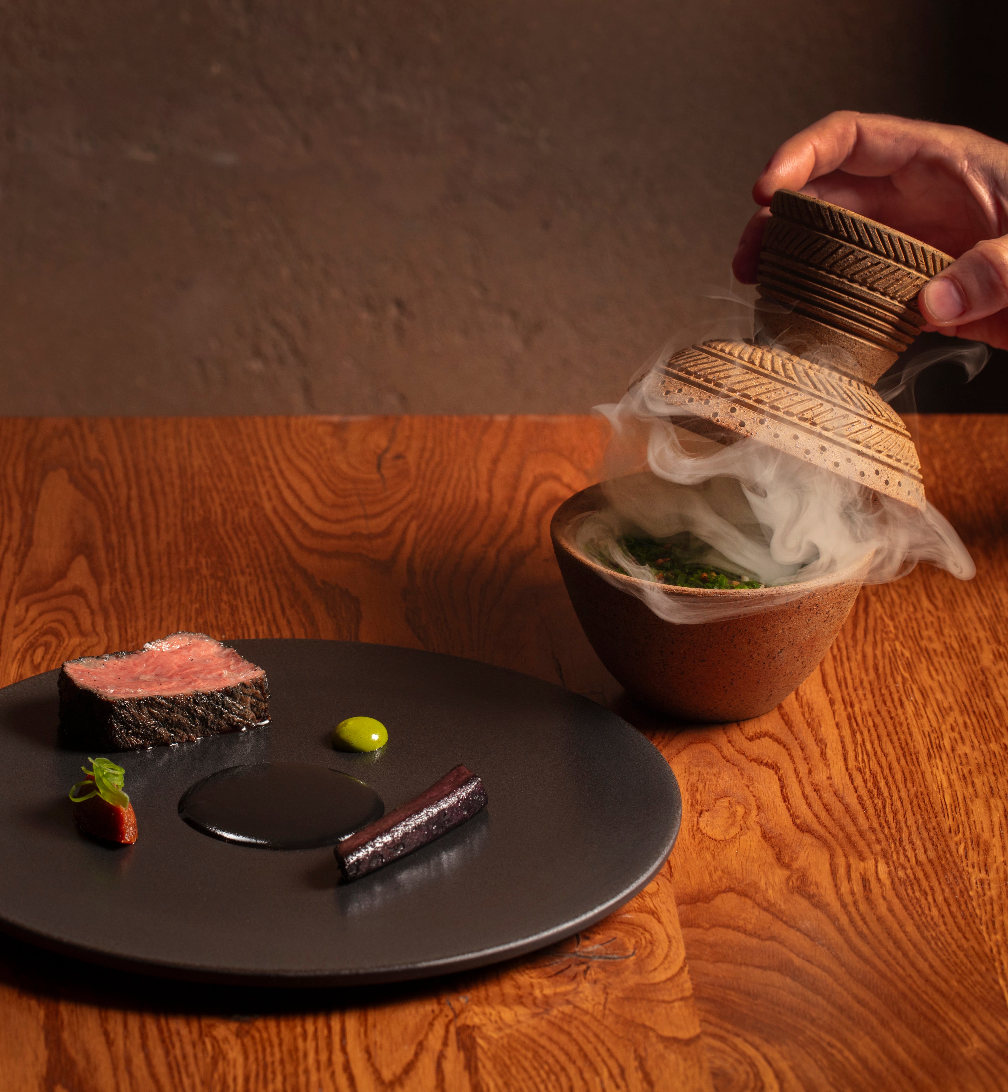 Akokomi’s rice is a comforting, deeply savoury dish inspired by his mother’s cooking in Nigeria and now a signature on the menu at Akoko