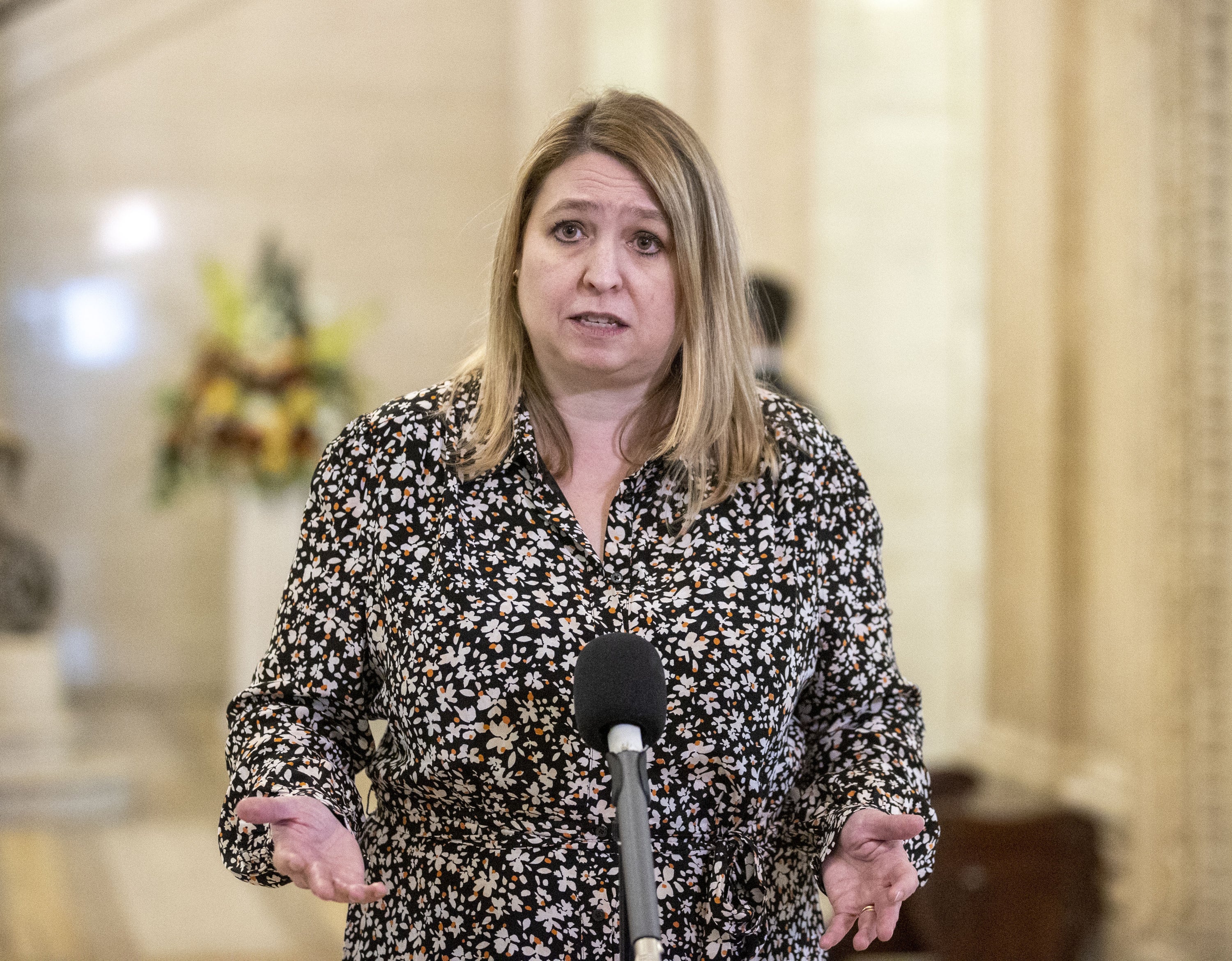 Karen Bradley is leading an inquiry into asylum accommodation