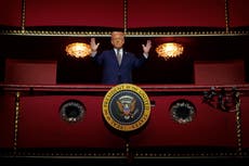 Trump crudely tells Kennedy Center crowd of political foes: ‘I’ll shove it up their a**!’