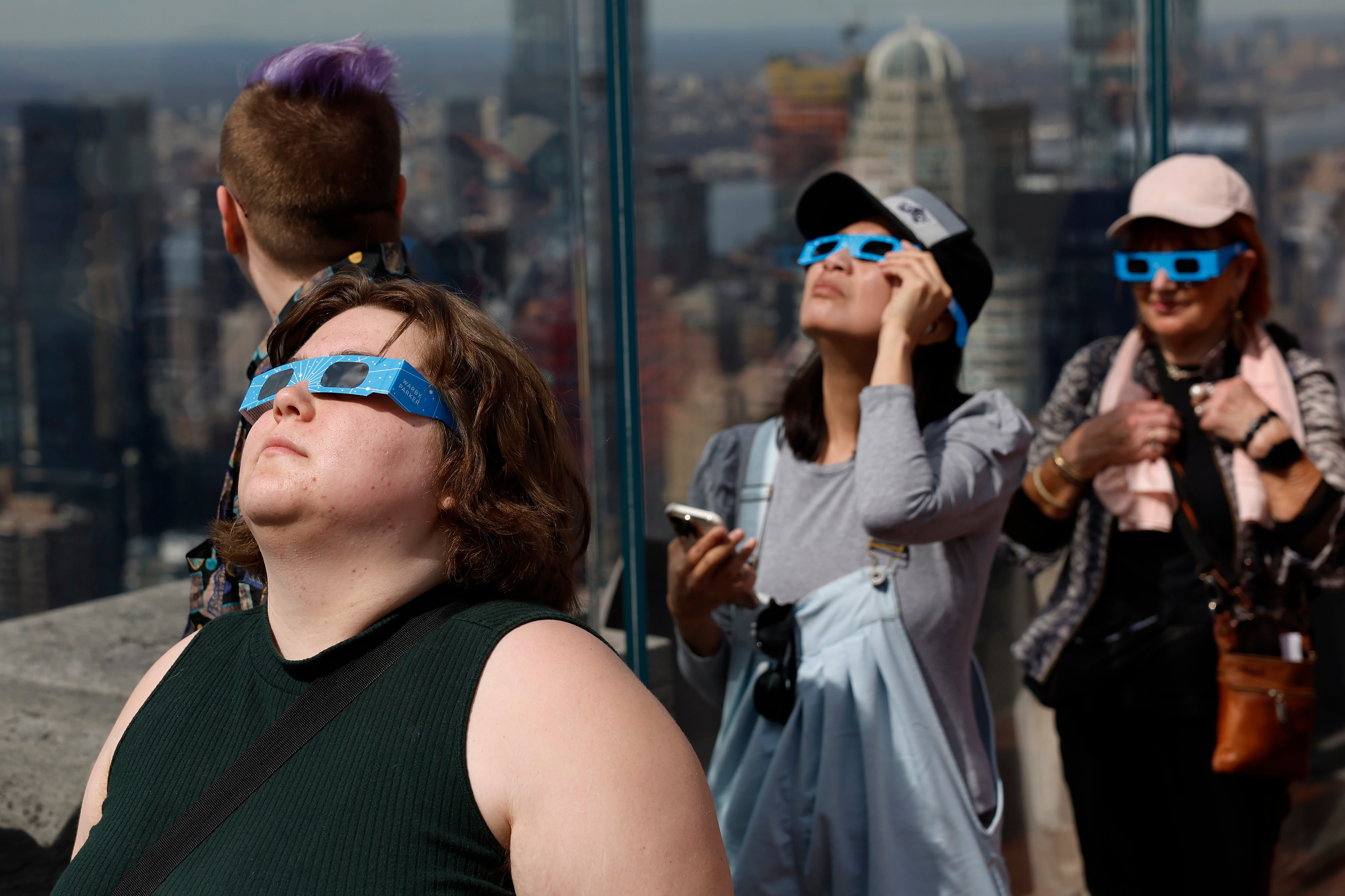 New Yorkers saw a partial solar eclipse nearly a year ago. Proper eye protection is necessary when watching the eclipse
