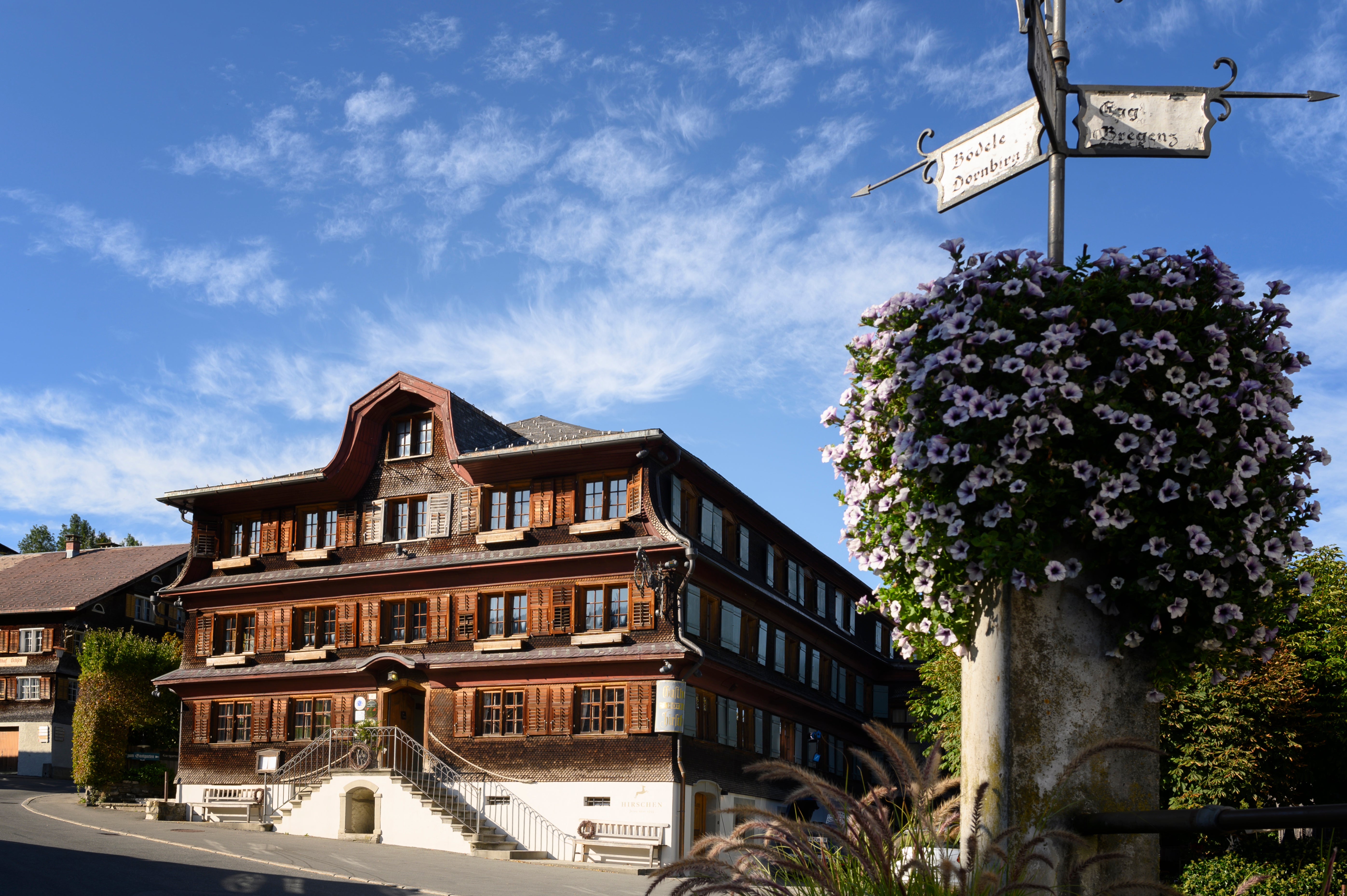 Hotel Hirschen has been drawing more visitors to the pretty village